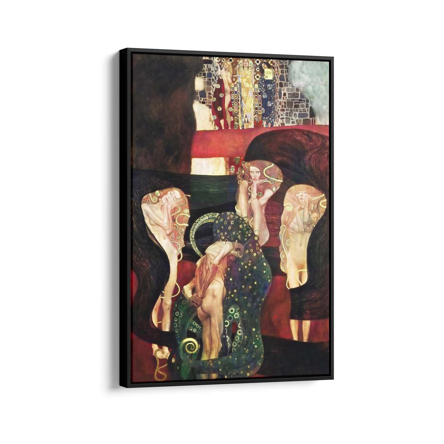 Jurisprudence (Colorized) | Gustav Klimt | 1903