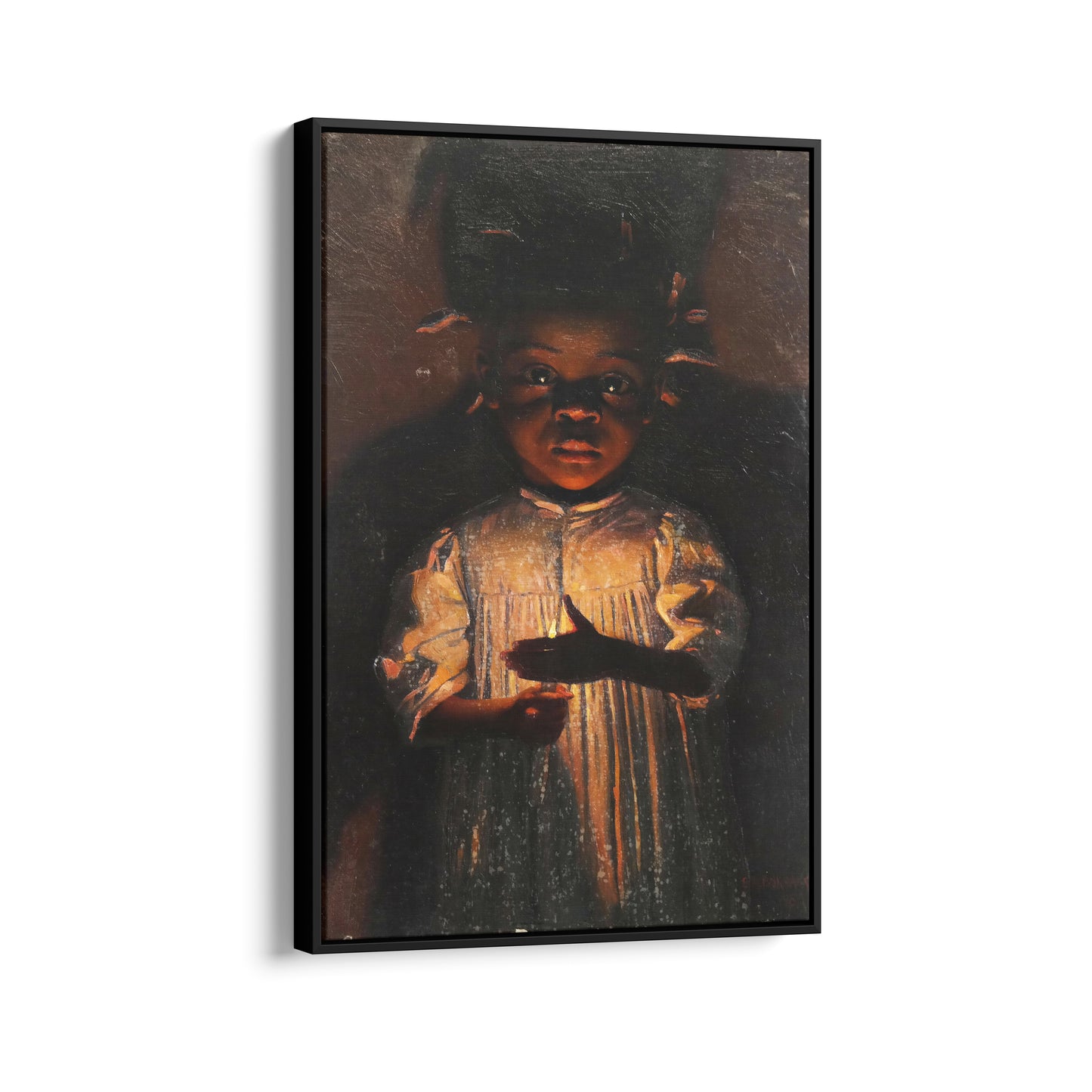 Girl with Candle | Elbridge Ayer Burbank | 1896