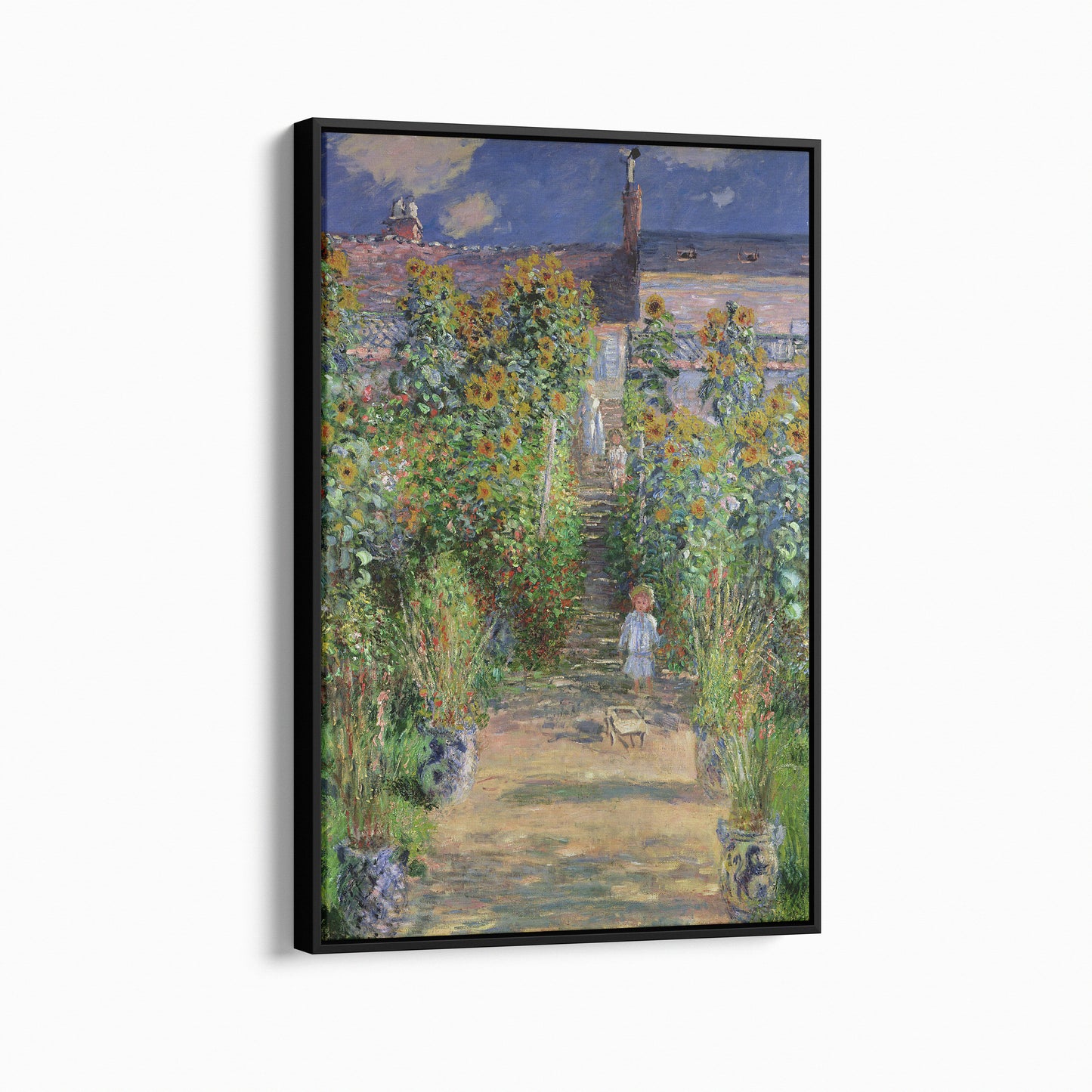 Monet's Garden at Vétheuil | Claude Monet | 1880