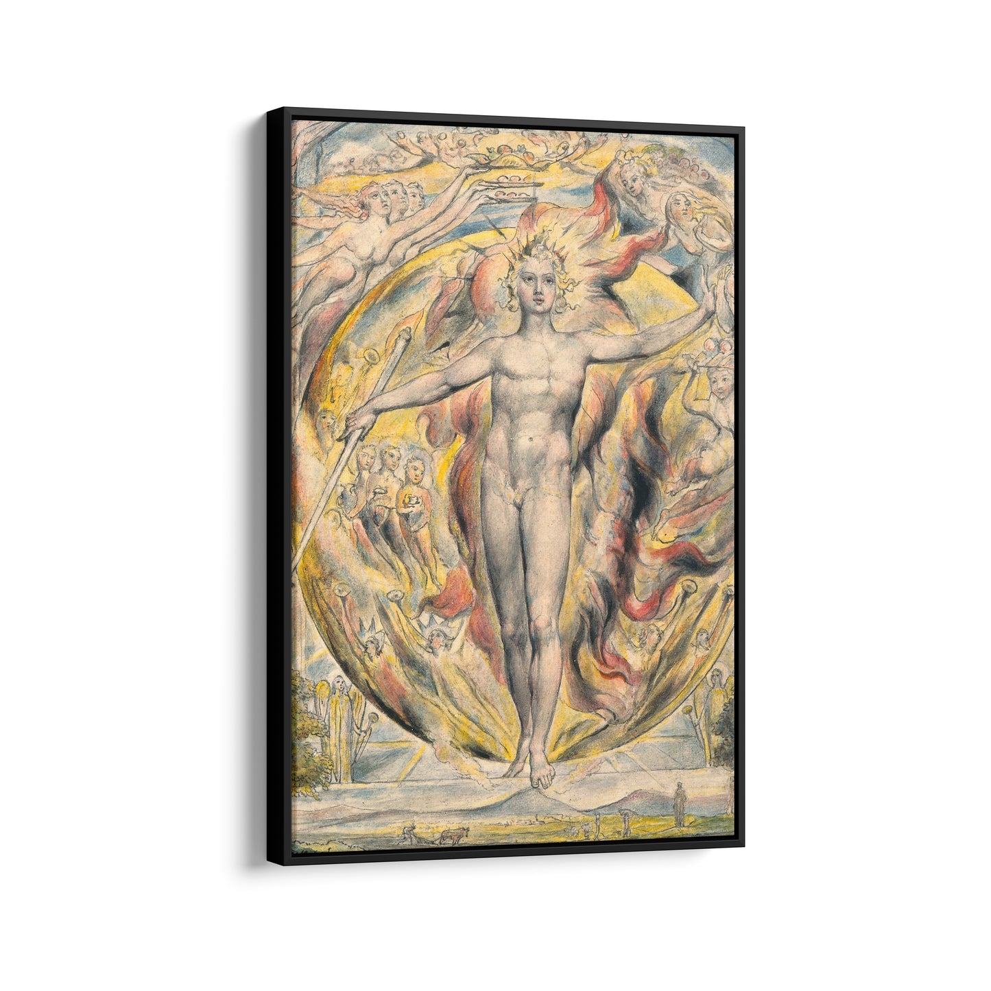 The Sun at his Eastern Gate | William Blake | 1816-20