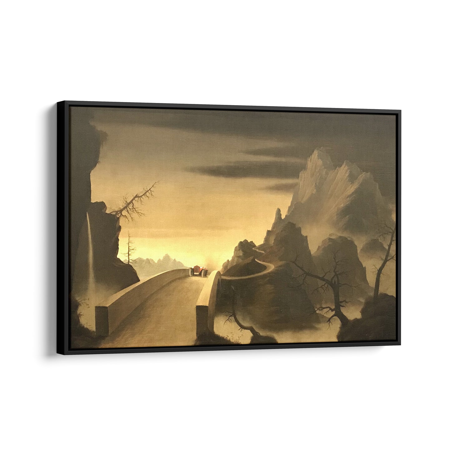 Mountain Landscape with Automobile | Franz Sedlaceck | 1931