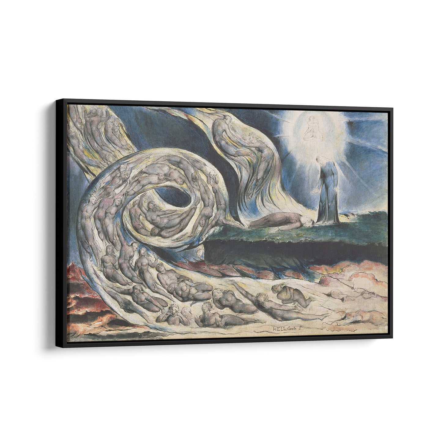 The Lovers' Whirlwind | William Blake | 1824-27