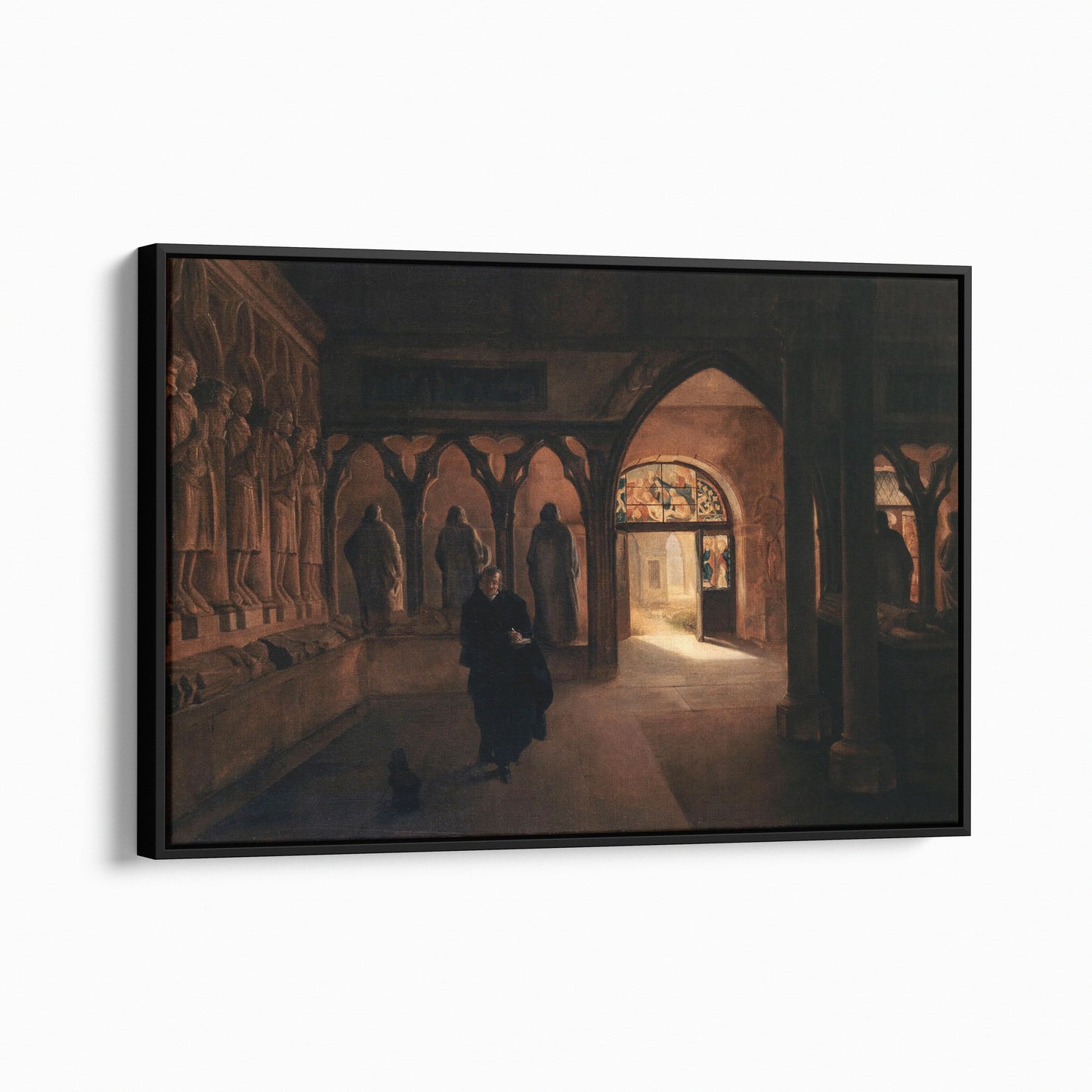 The 14th Century Sculpture Room at the Musee des Monuments | Francais Charles Marie Bouton | 1810