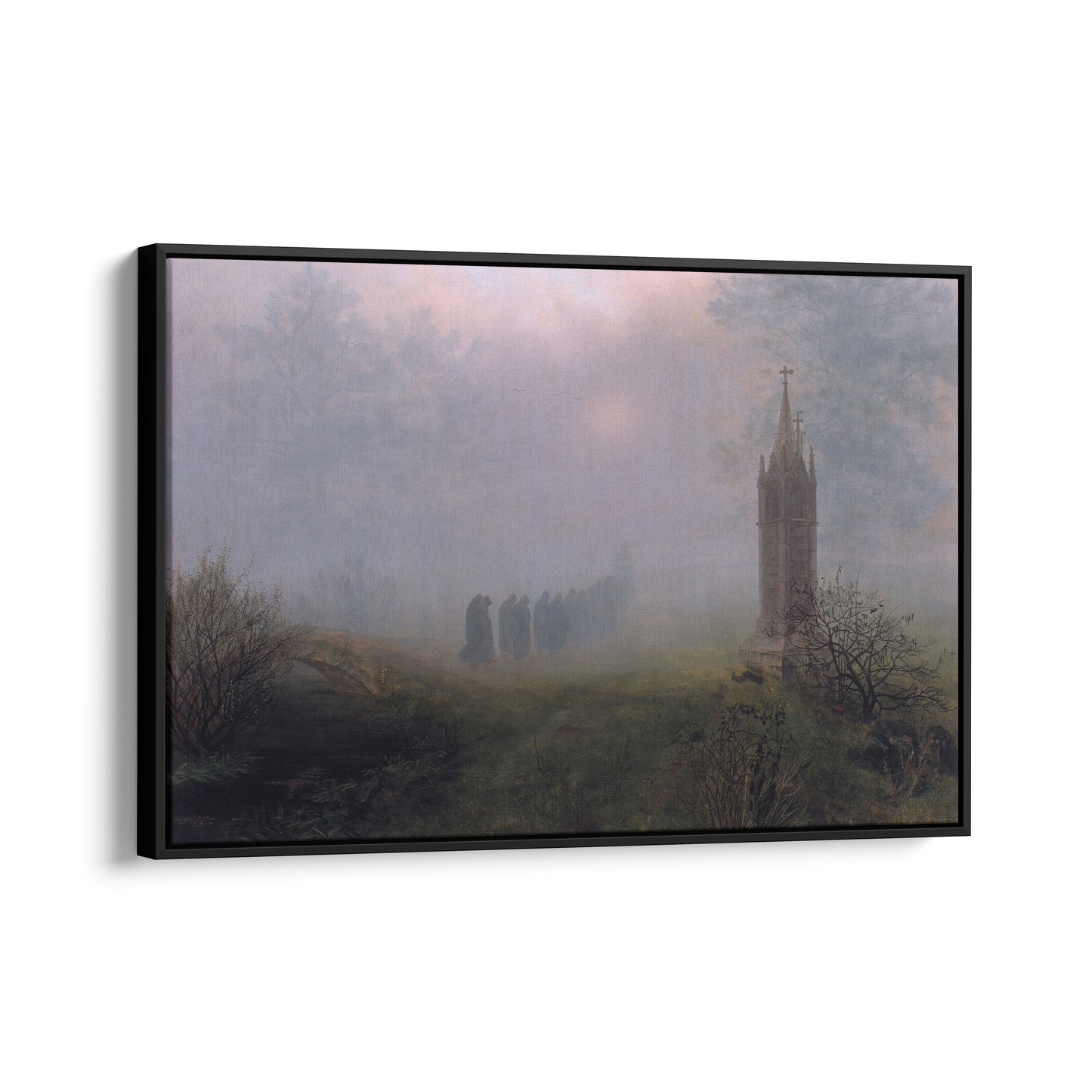 Procession in the Fog | Ernst Ferdinand Oehme | 1828