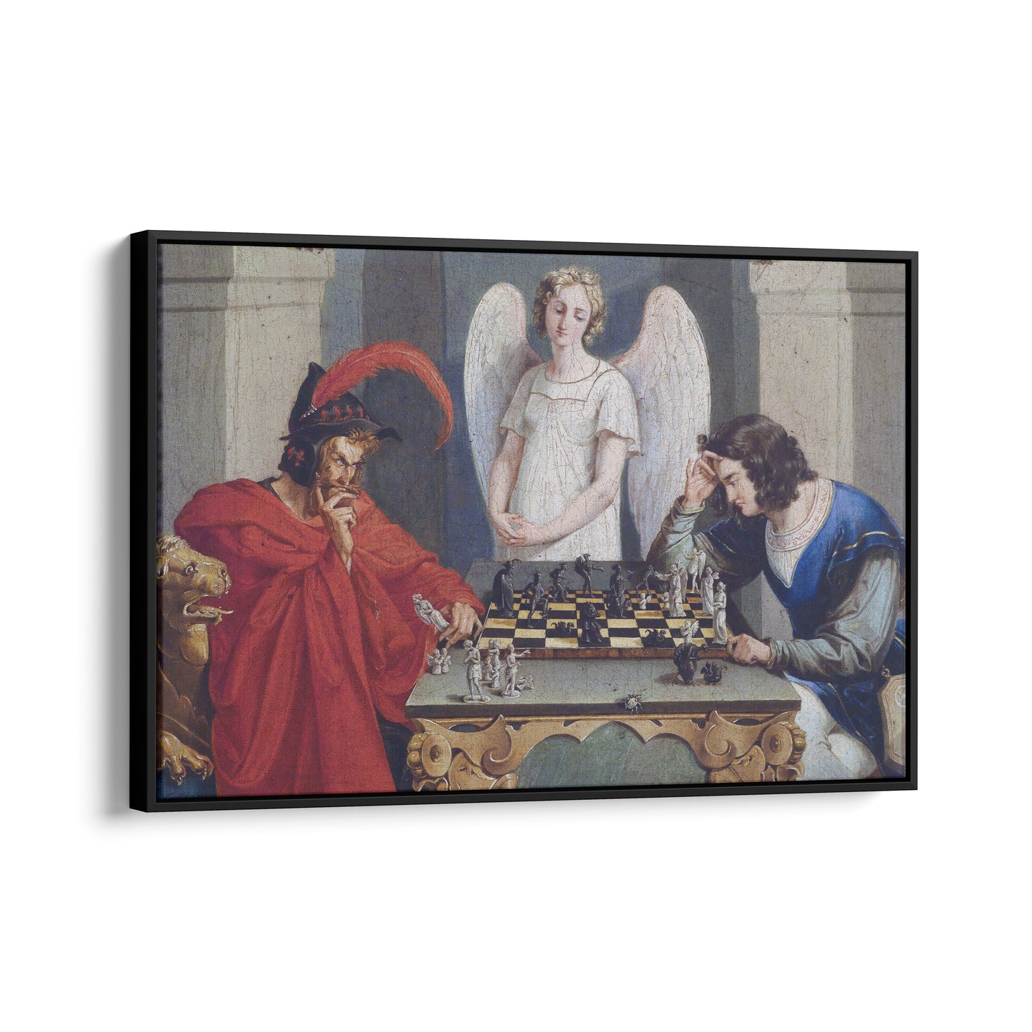 The Devil's Checkmate | Friedrich August Moritz Retzsch | 1831