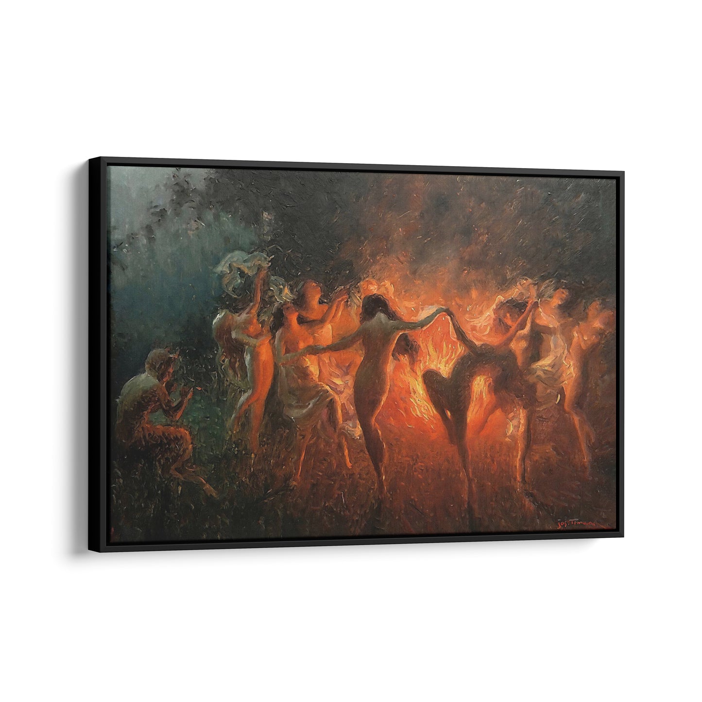 Nymphs Dancing to Pan’s Flute | Joseph Tomanek | 1920
