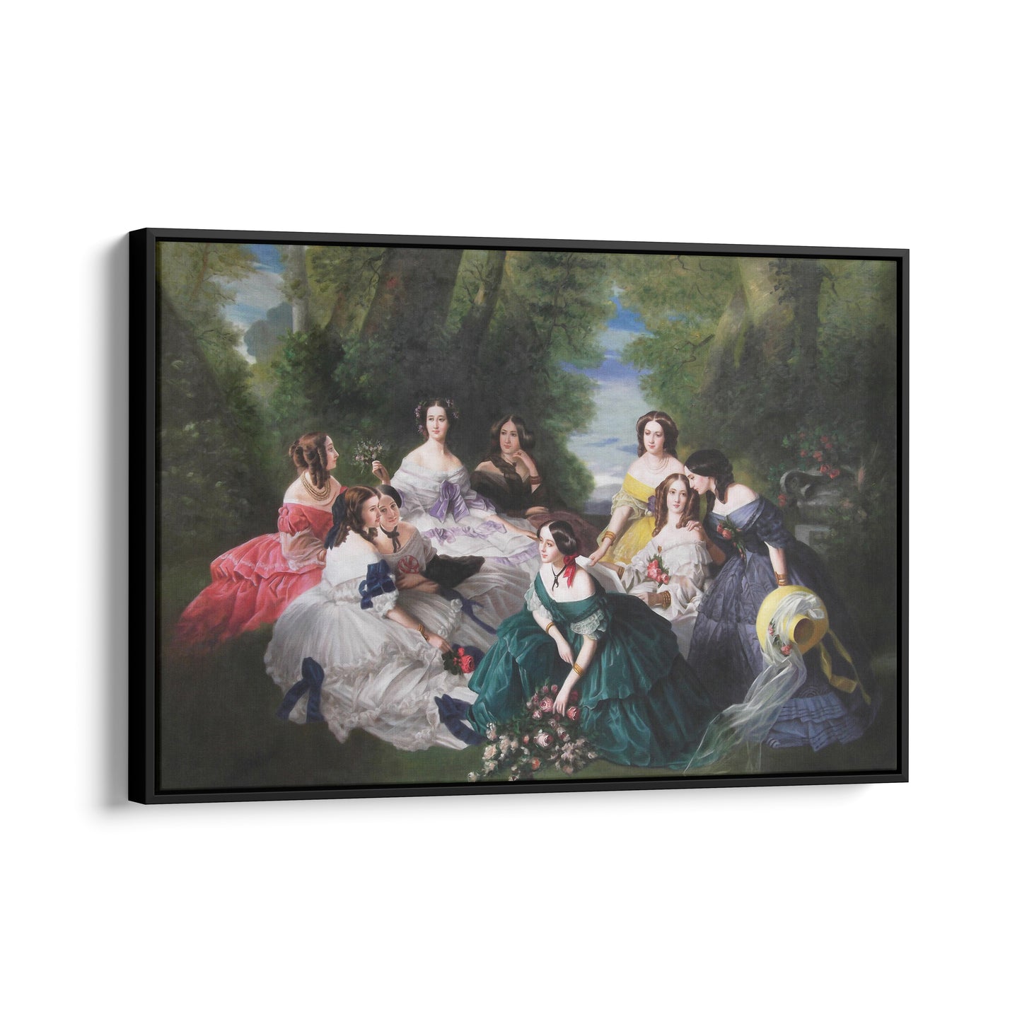 The Empress Eugenie Surrounded by her Ladies in Waiting | Franz Xaver Winterhalter | 1855