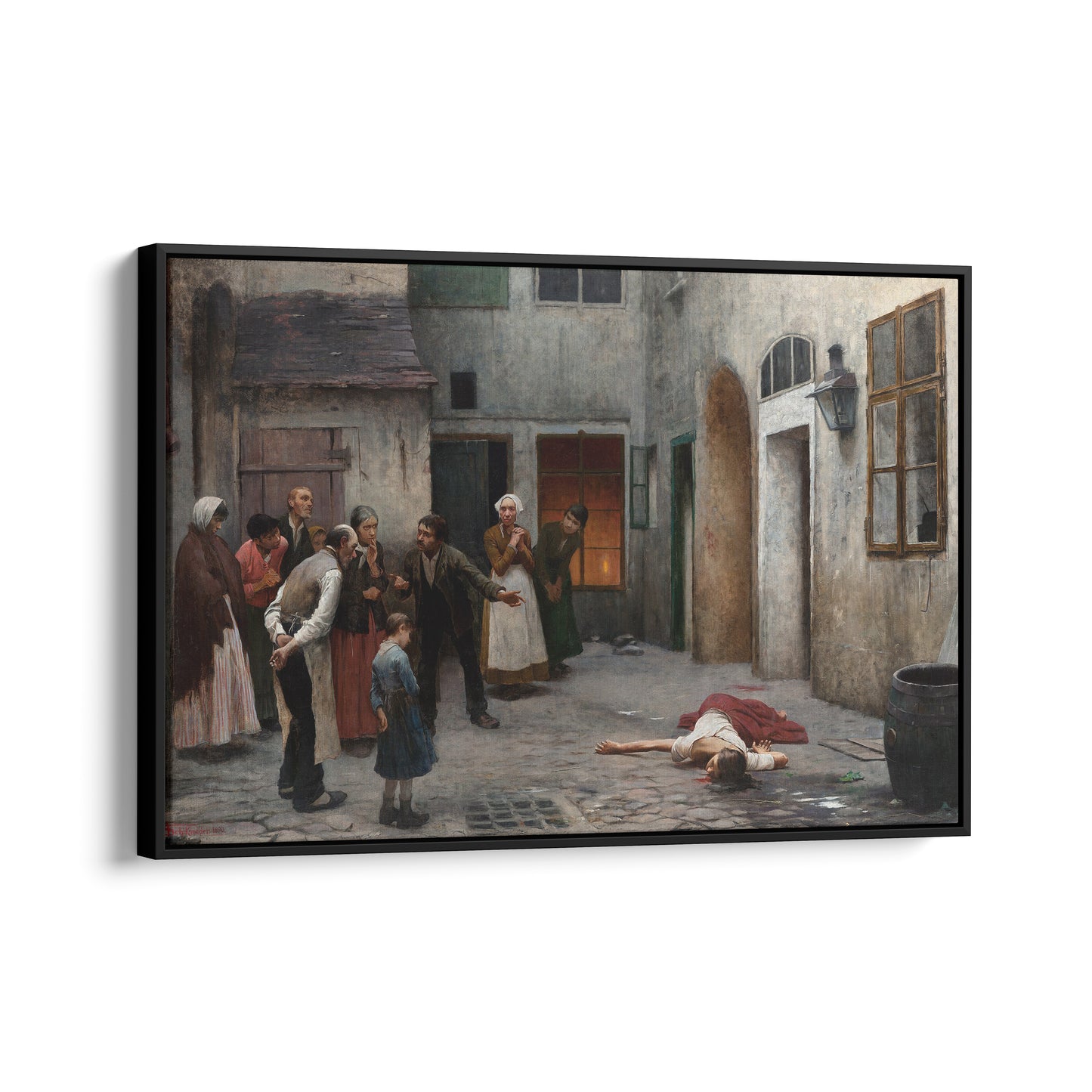 Murder in the House | Jakub Schikaneder | 1889
