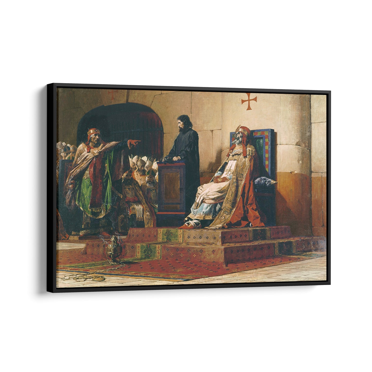 Pope Formosus and Stephen VI (The Cadaver Synod) | Jean-Paul Laurens | 1870