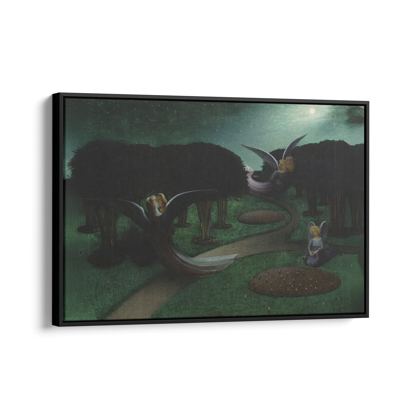 William Degouve de Nuncques | The Angels of Night | 1894