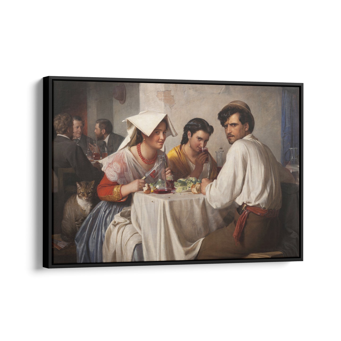 In a Roman Osteria | Carl Bloch | 1866
