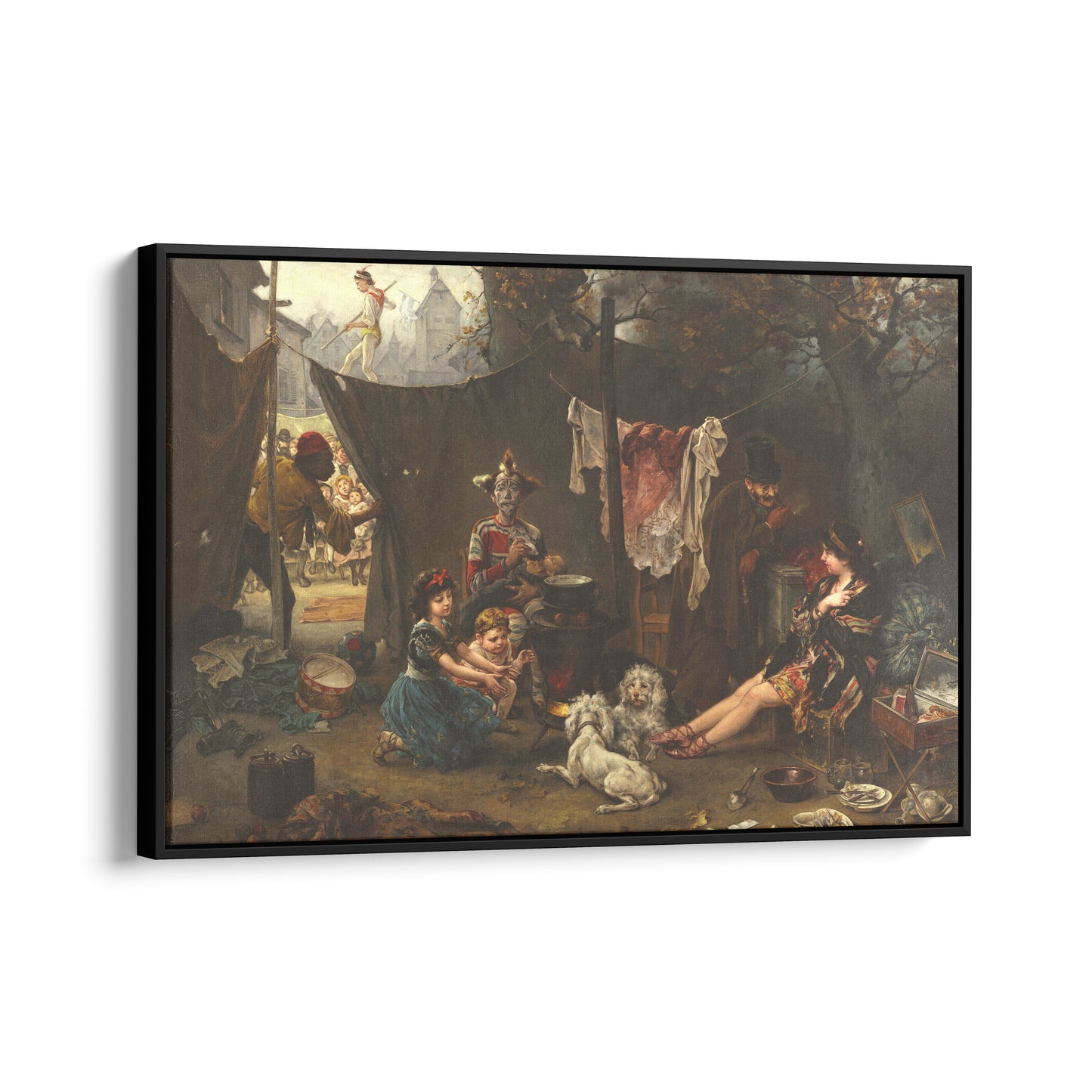 Behind the Scenes | Ludwig Knaus | 1880