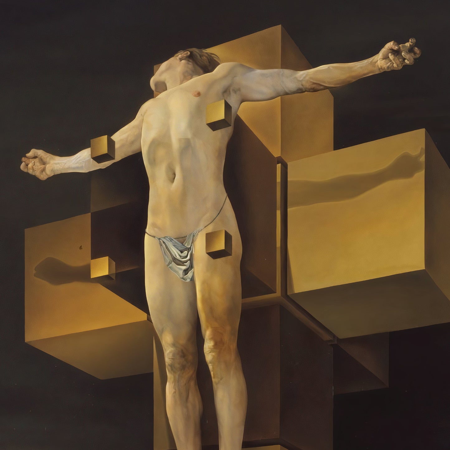 Crucifixion (Corpus Hypercubus) | Salvador Dalí | 1954