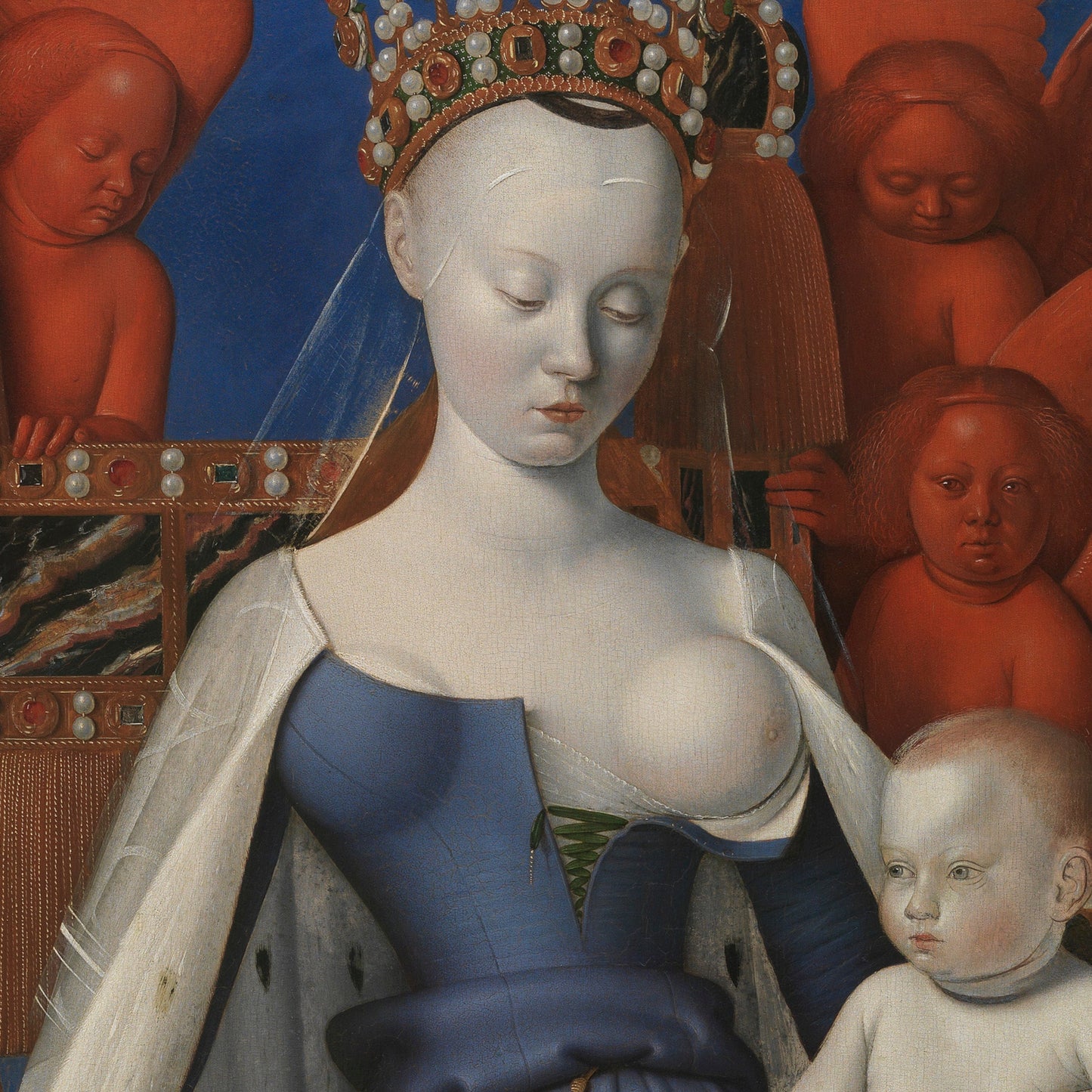 Madonna Surrounded by Seraphim and Cherubim | Jean Fouquet | c. 1455