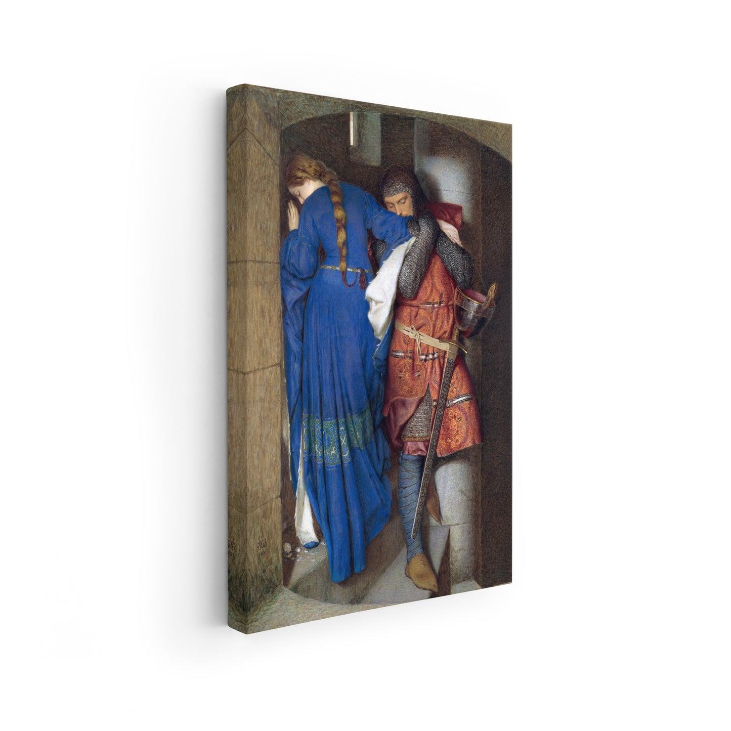 The Meeting on the Turret Stairs | Frederic William Burton | 1864