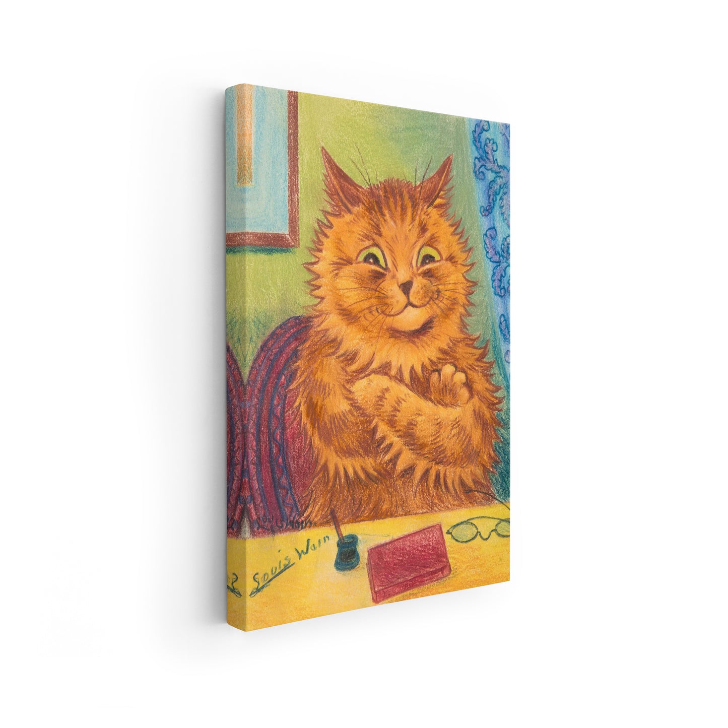Portrait of a Literary Orange Cat | Louis Wain | 20th Century