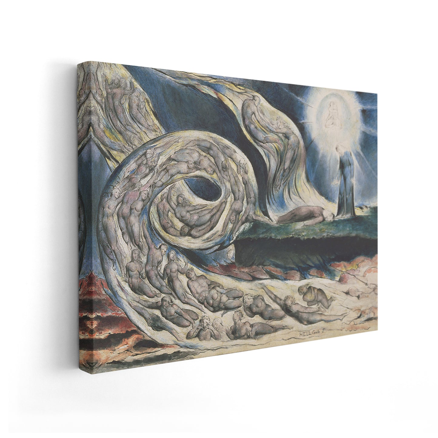 The Lovers' Whirlwind | William Blake | 1824-27