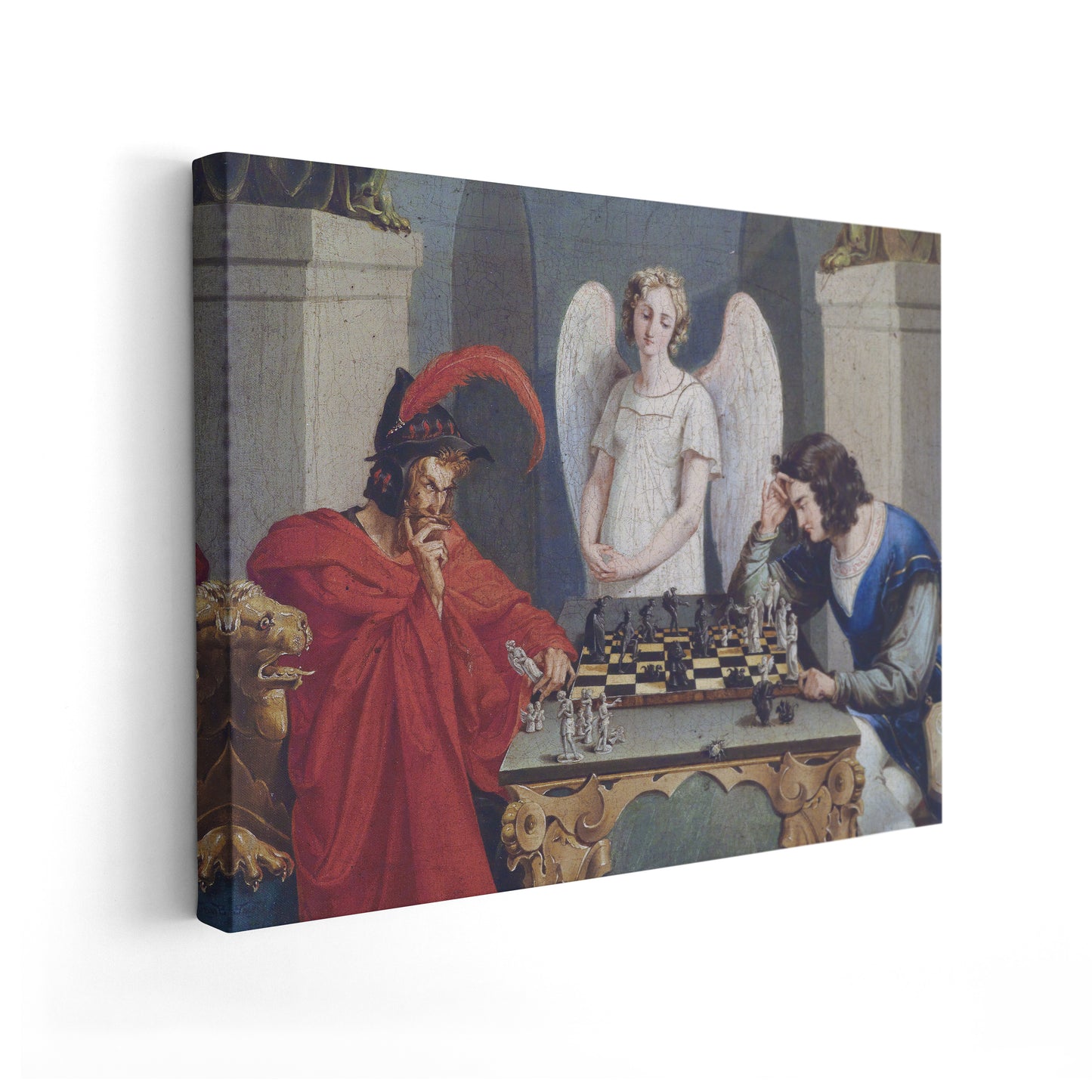 The Devil's Checkmate | Friedrich August Moritz Retzsch | 1831