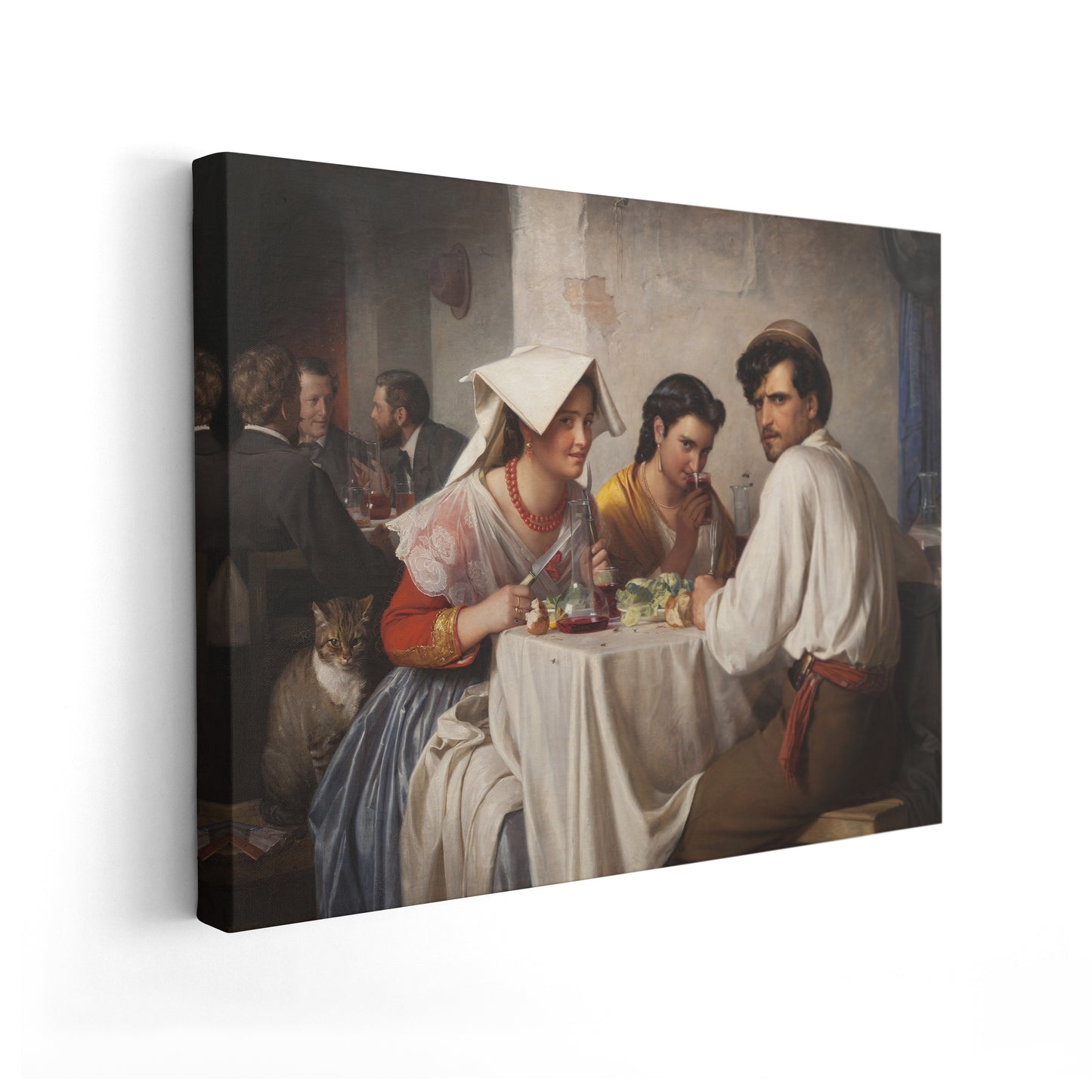 In a Roman Osteria | Carl Bloch | 1866