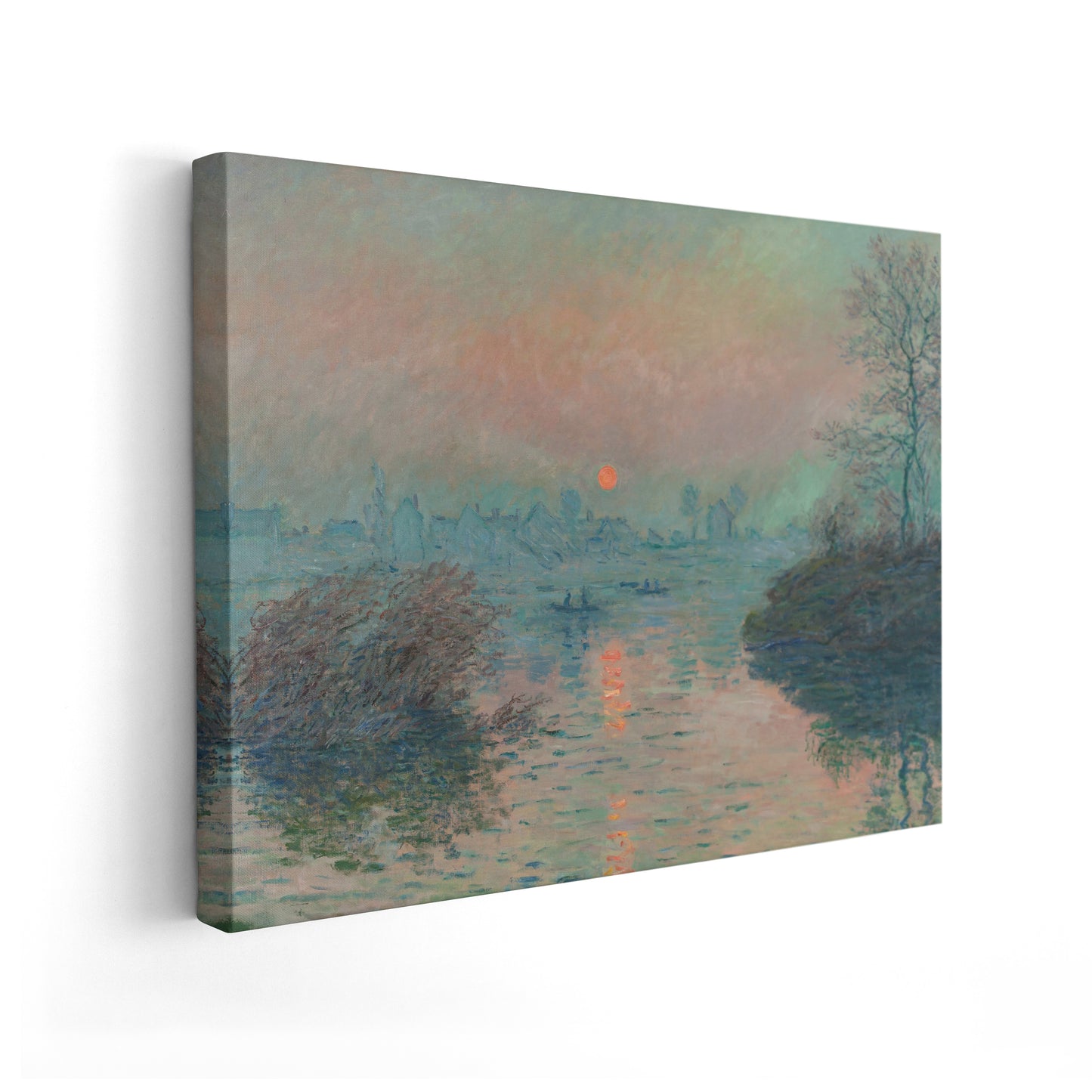 Sunset on the Seine at Lavacourt | Claude Monet | 1880