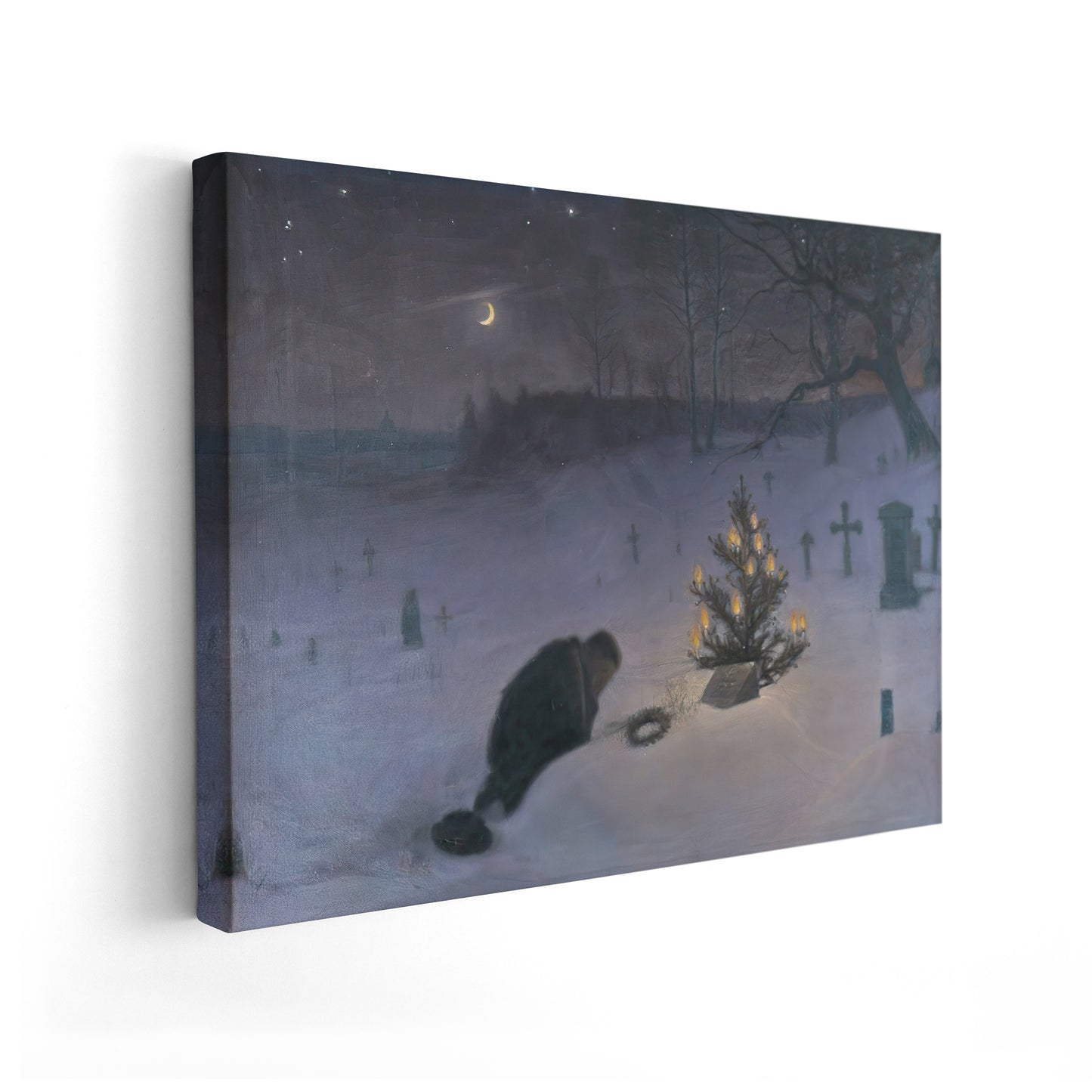 Christmas Eve at the Grave | Otto Hesselbom | 1896