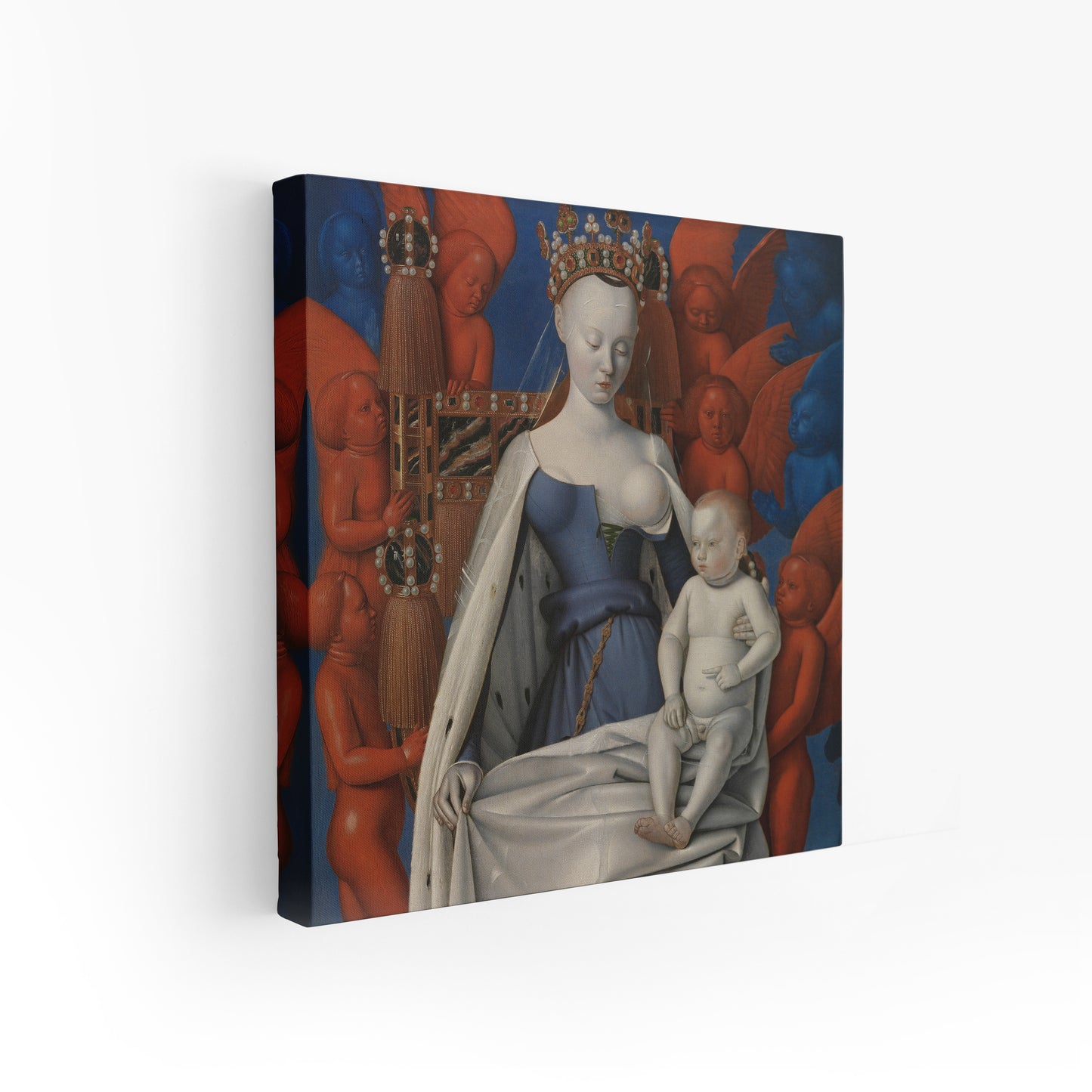 Madonna Surrounded by Seraphim and Cherubim | Jean Fouquet | c. 1455