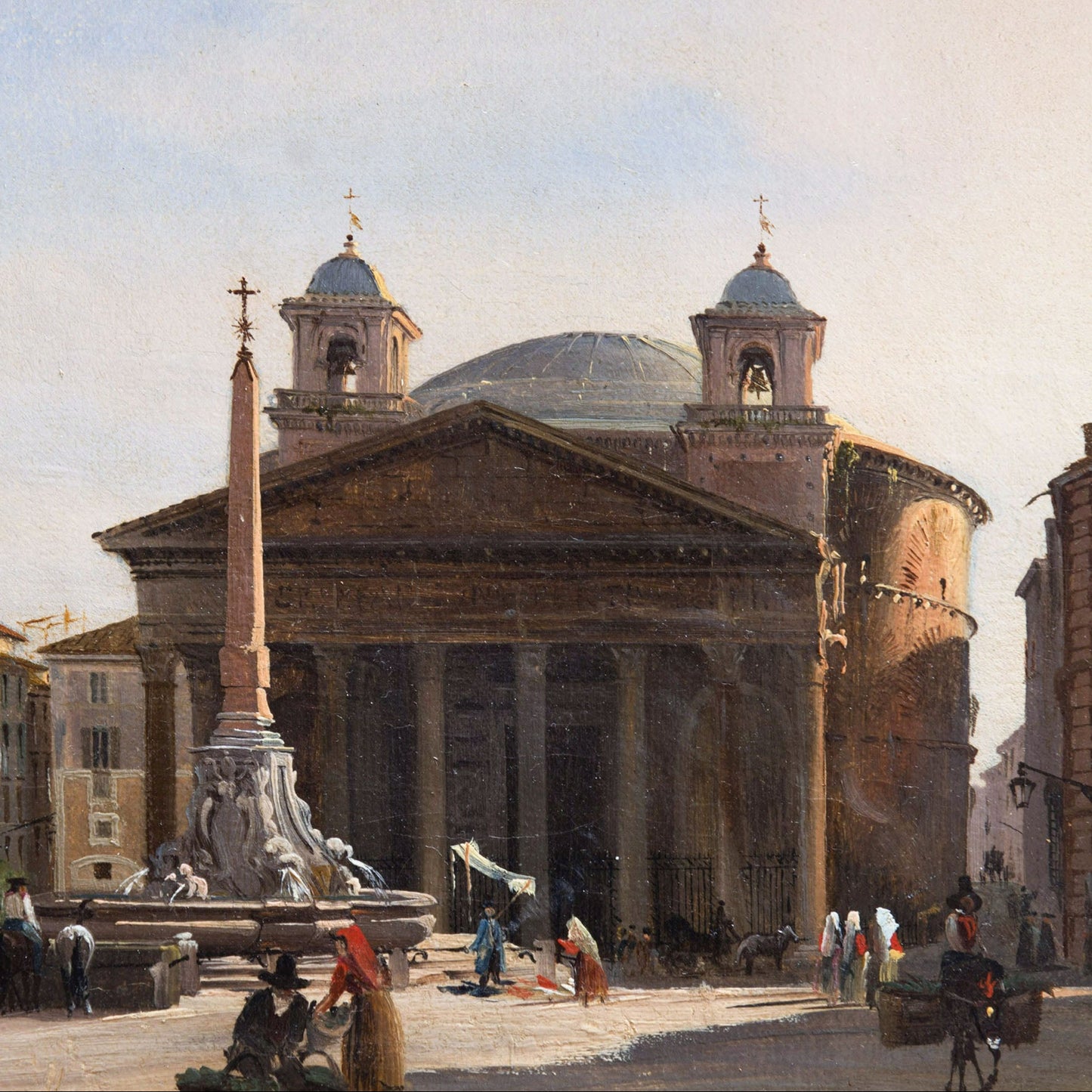 View of the Pantheon, Rome | Ippolito Caffi | 19th Century