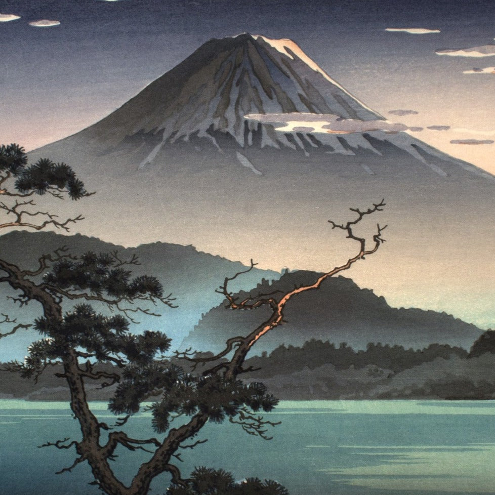 Evening Glow at Lake Sai | Tsuchiya Koitsu | 1870 - 1949