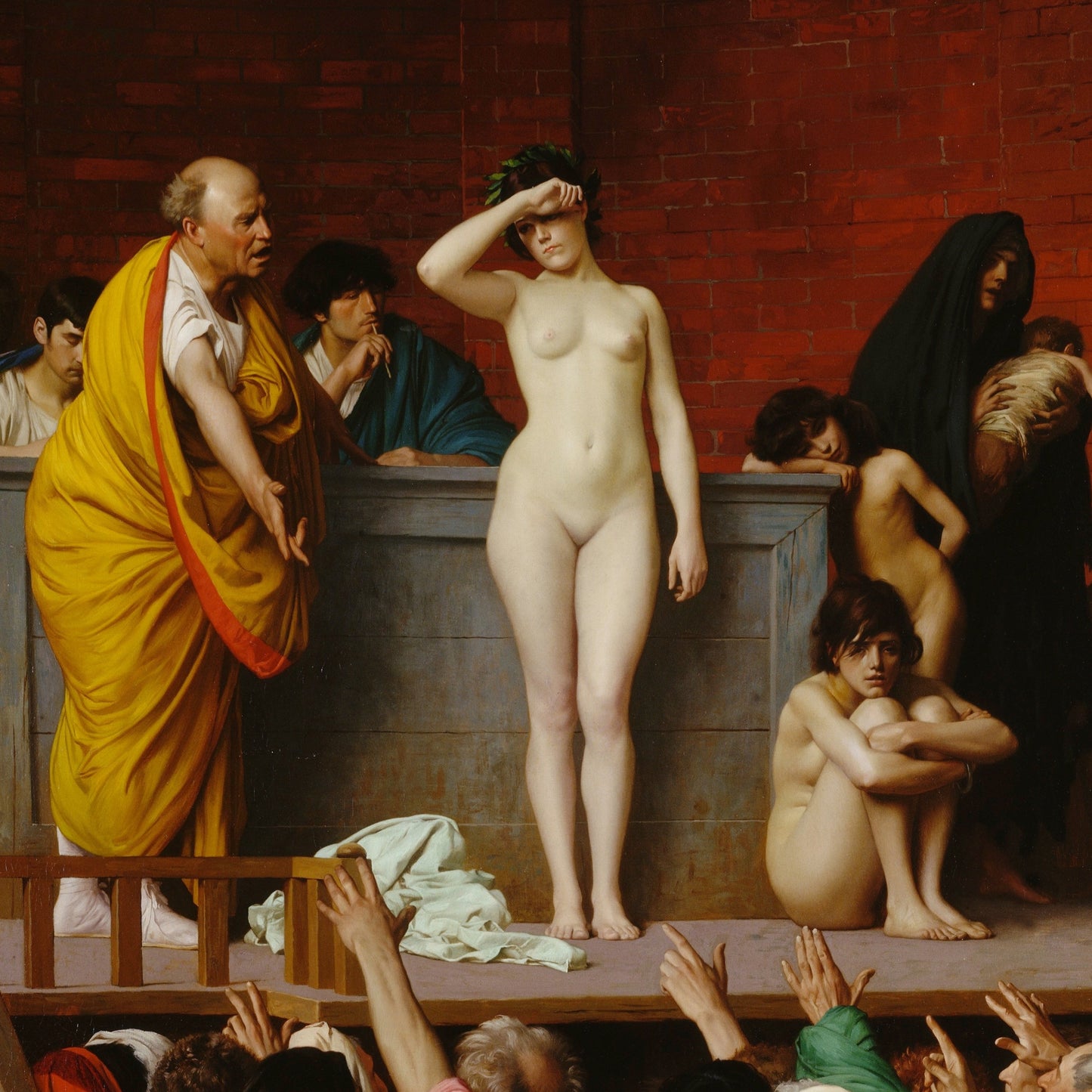 A Roman Slave Market | Jean-Léon Gerôme | c. 1884