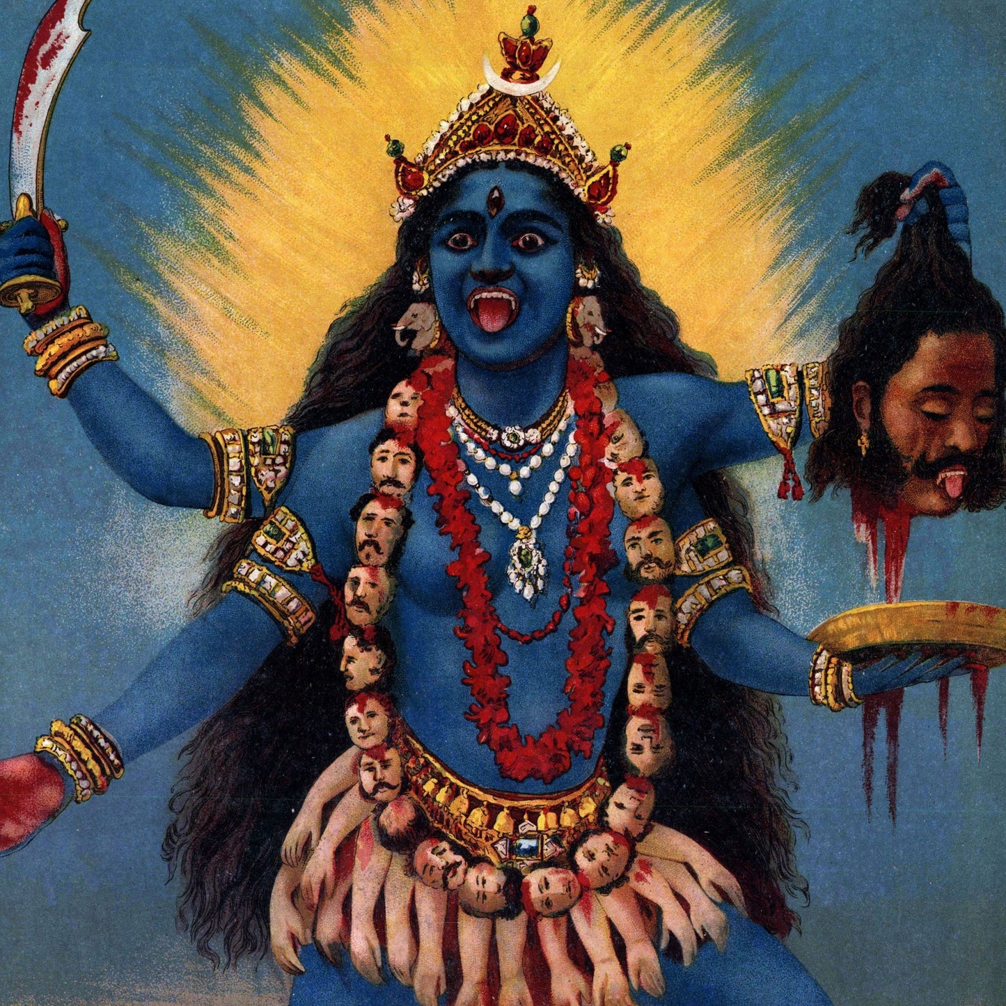 Kali | Ravi Varma | c. 1910
