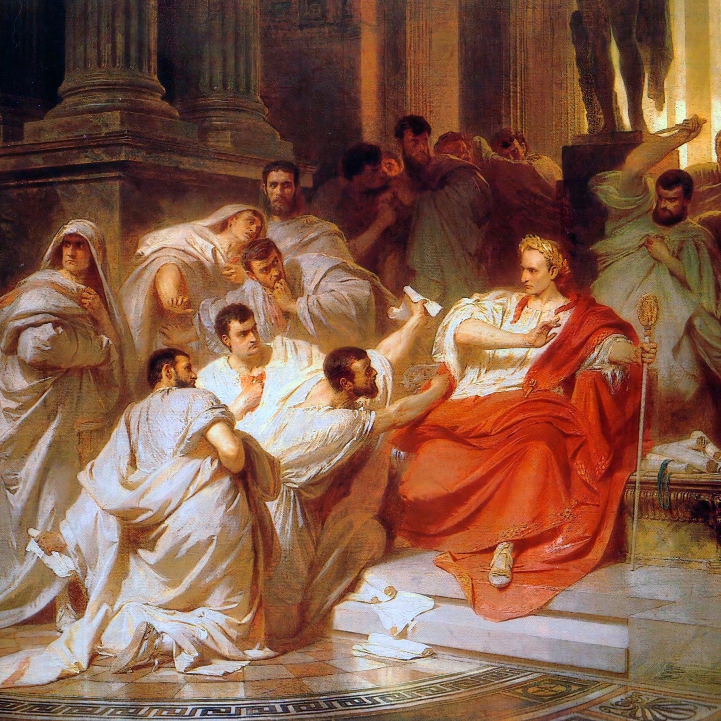 The Murder of Caesar | Karl von Piloty | 1865