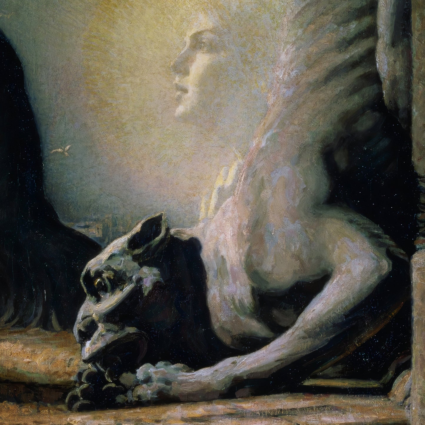 The Sphinx and the Chimera | Louis Welden Hawkins | c. 1905