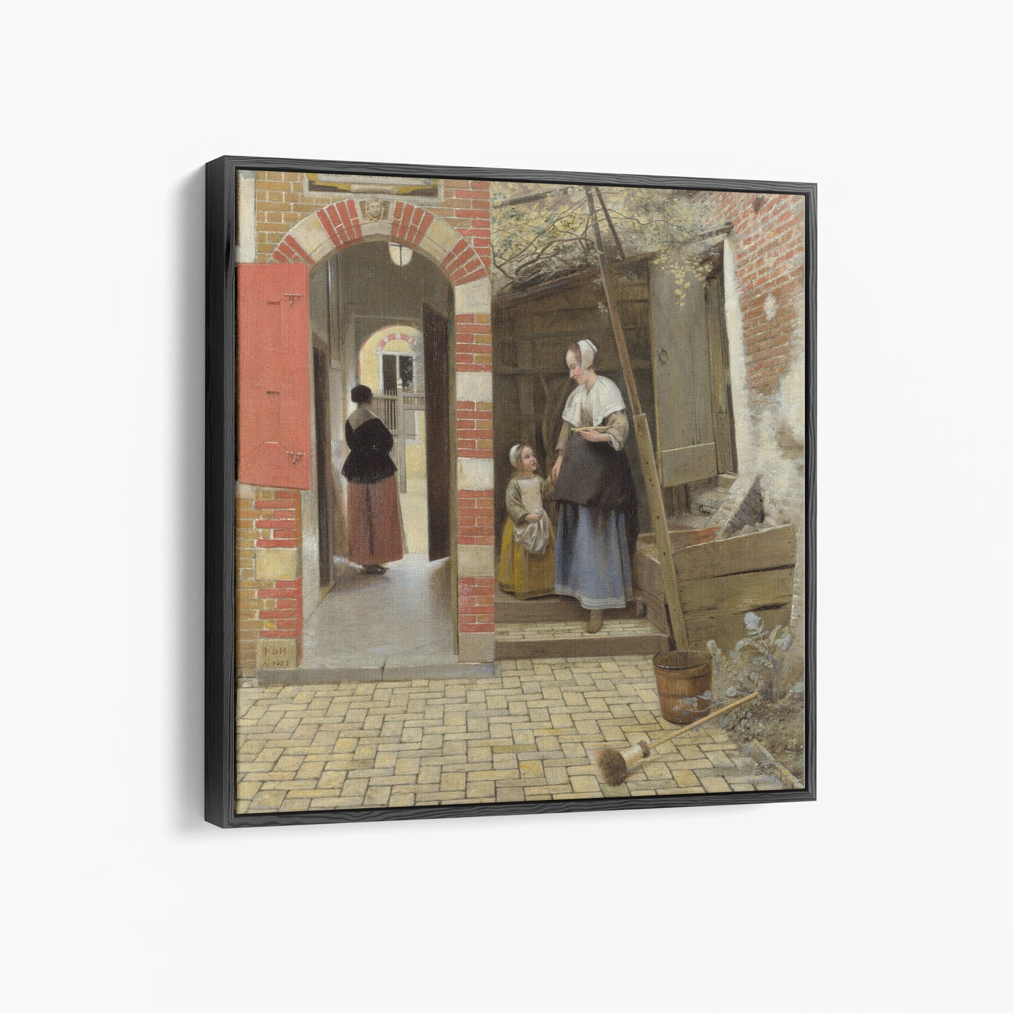 The Courtyard of a House in Delft | Pieter de Hooch | 1658
