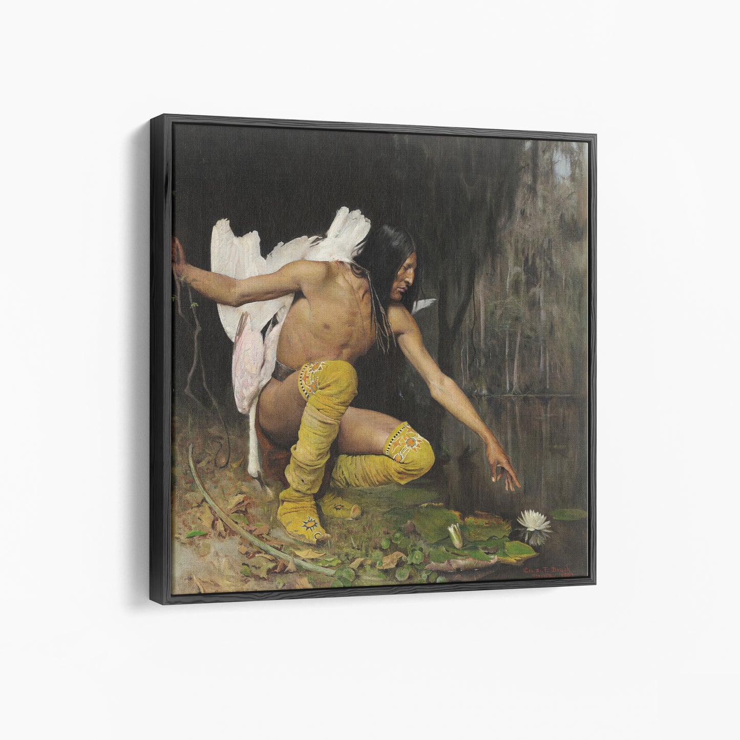 The Indian and the Lily | George de Forest Brush | 1887