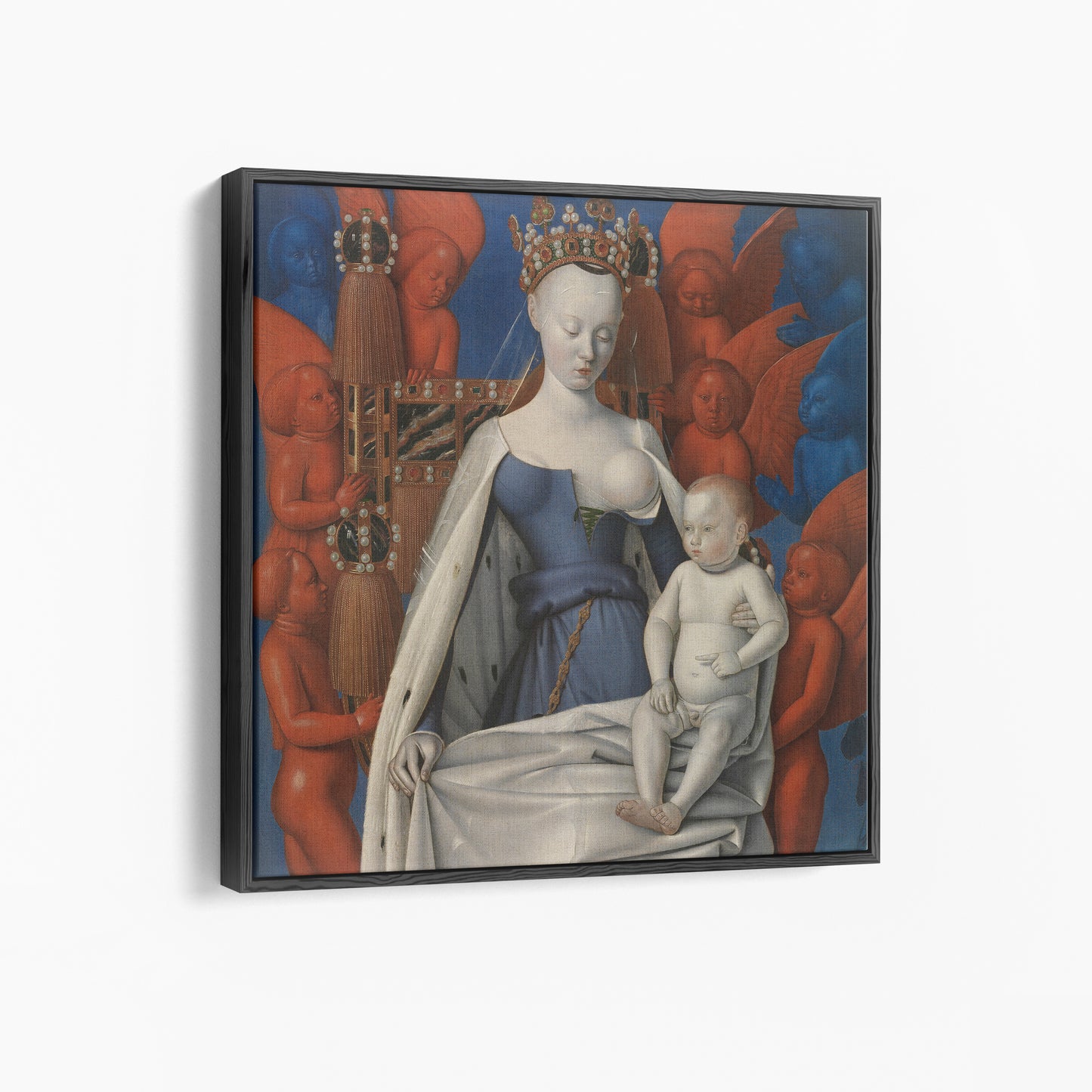 Madonna Surrounded by Seraphim and Cherubim | Jean Fouquet | c. 1455
