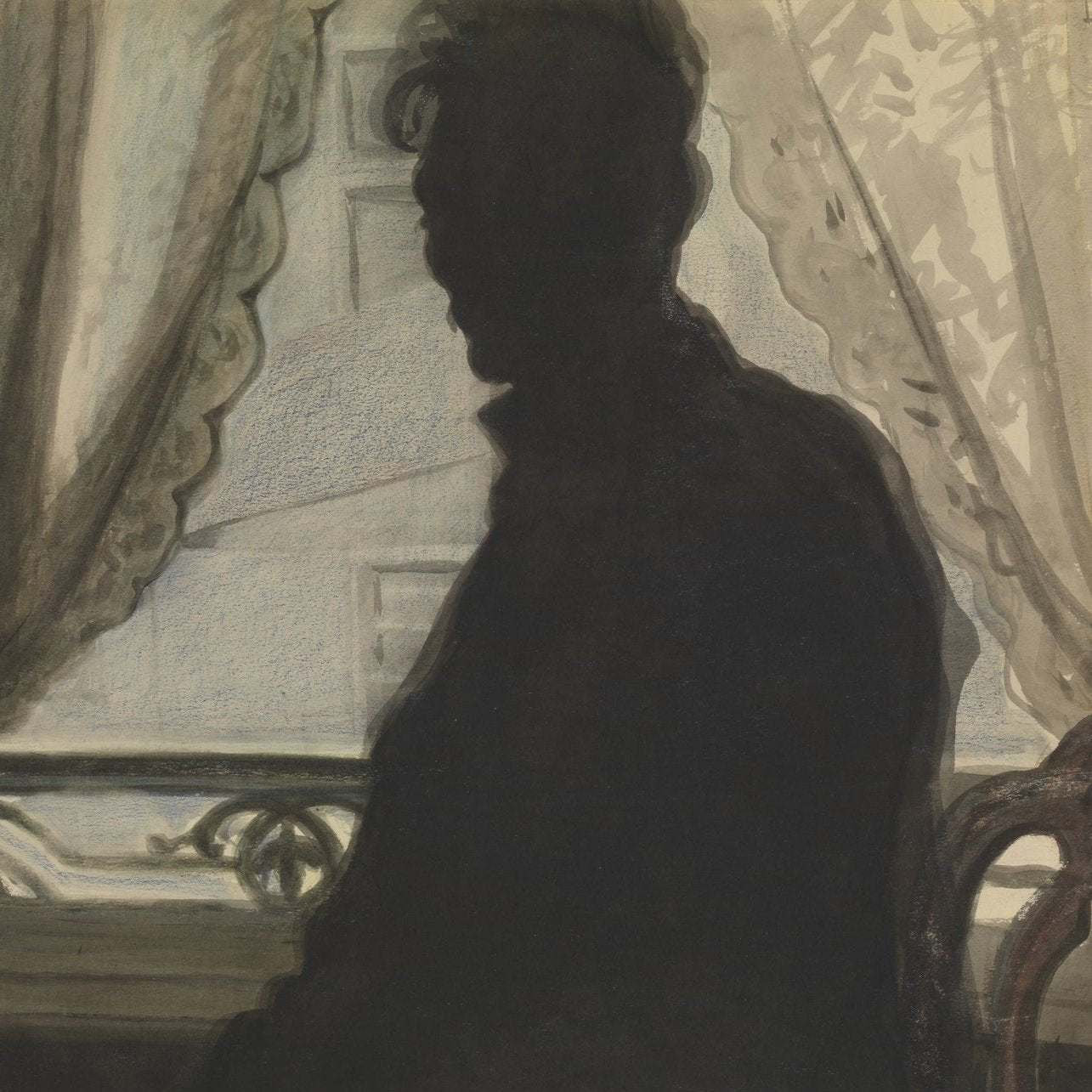 Silhouette of The Painter | Léon Spilliaert | 1907