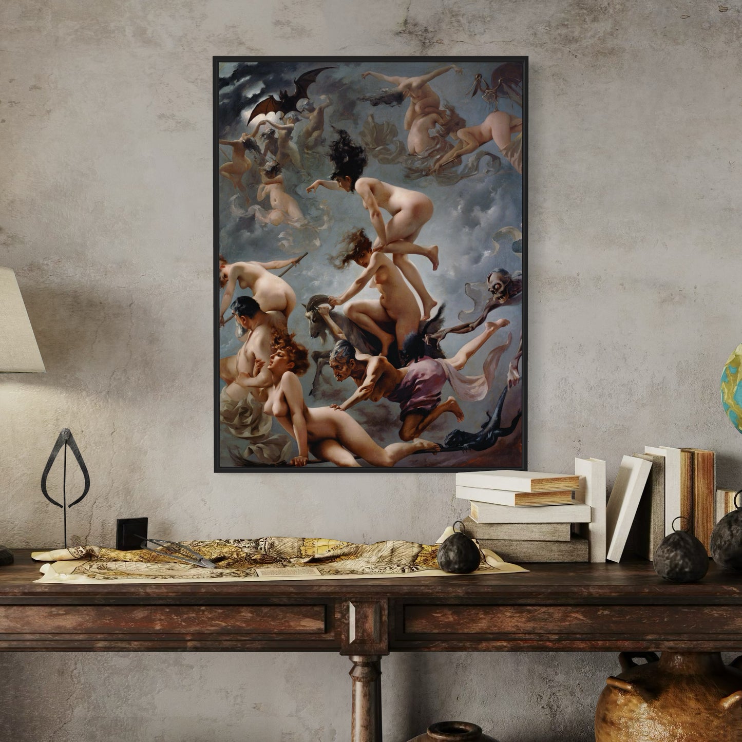 Witches Going to Their Sabbath | Luis Ricardo Falero | 1878