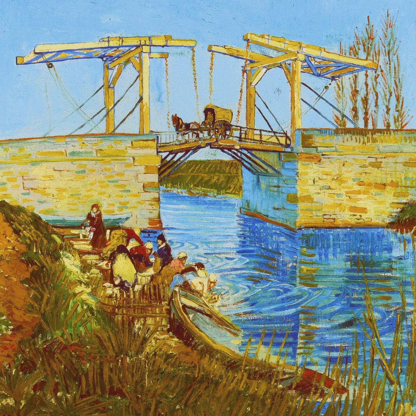 Bridge at Arles (Pont de Langlois) | Vincent van Gogh | 1888