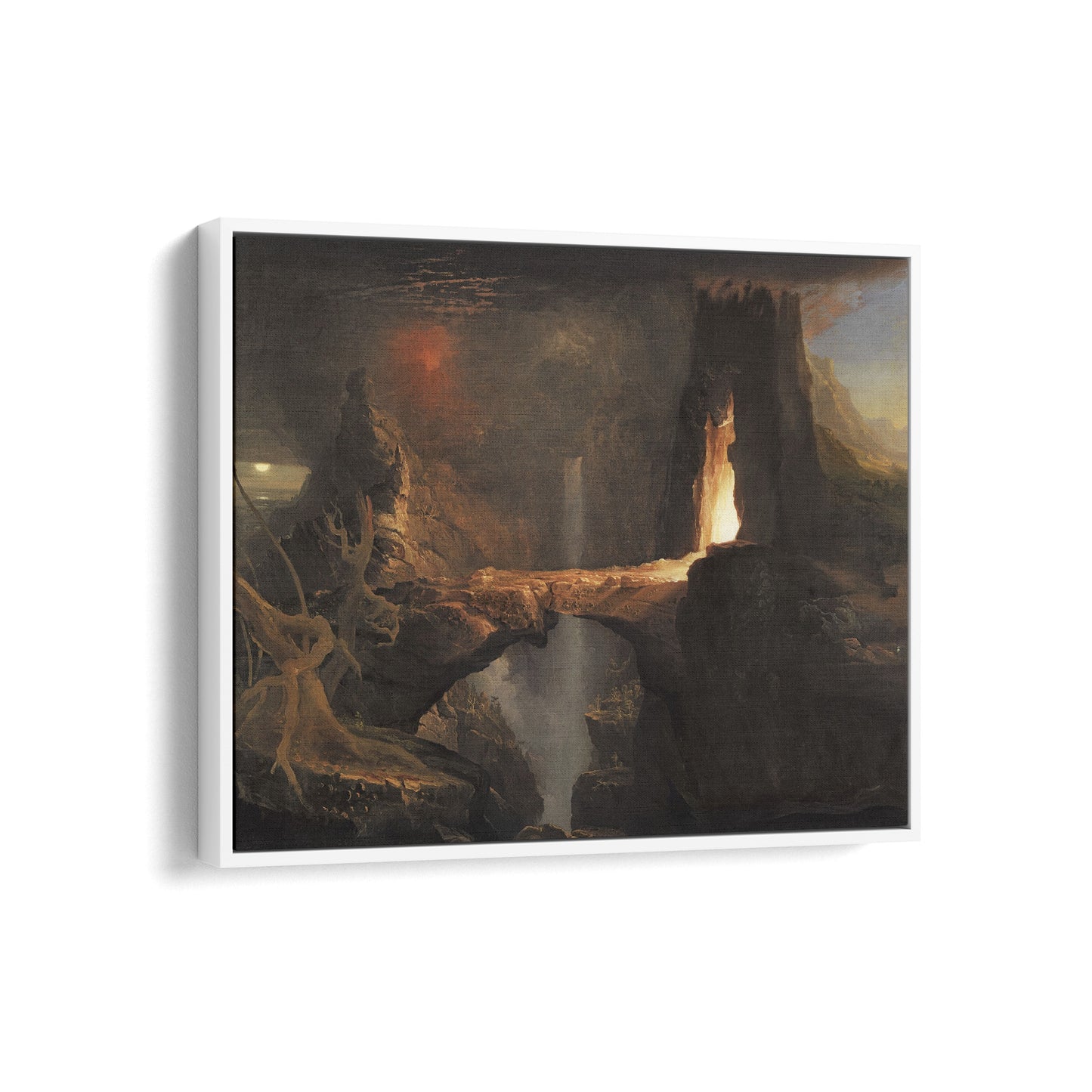 Expulsion: Moon and Firelight | Thomas Cole | c. 1828