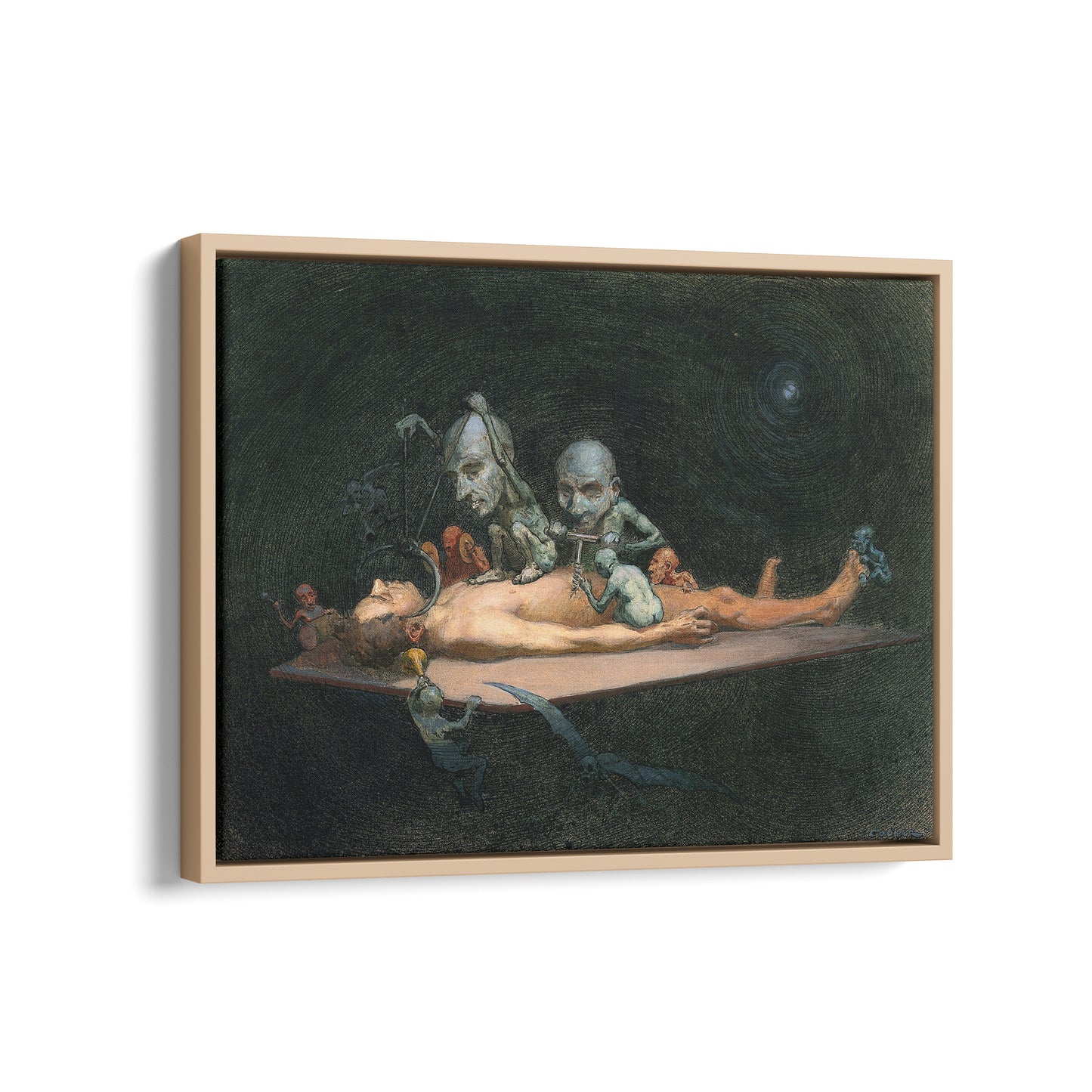 An Unconscious Naked Man (Chloroform) | Richard Tennant Cooper | 20th Century