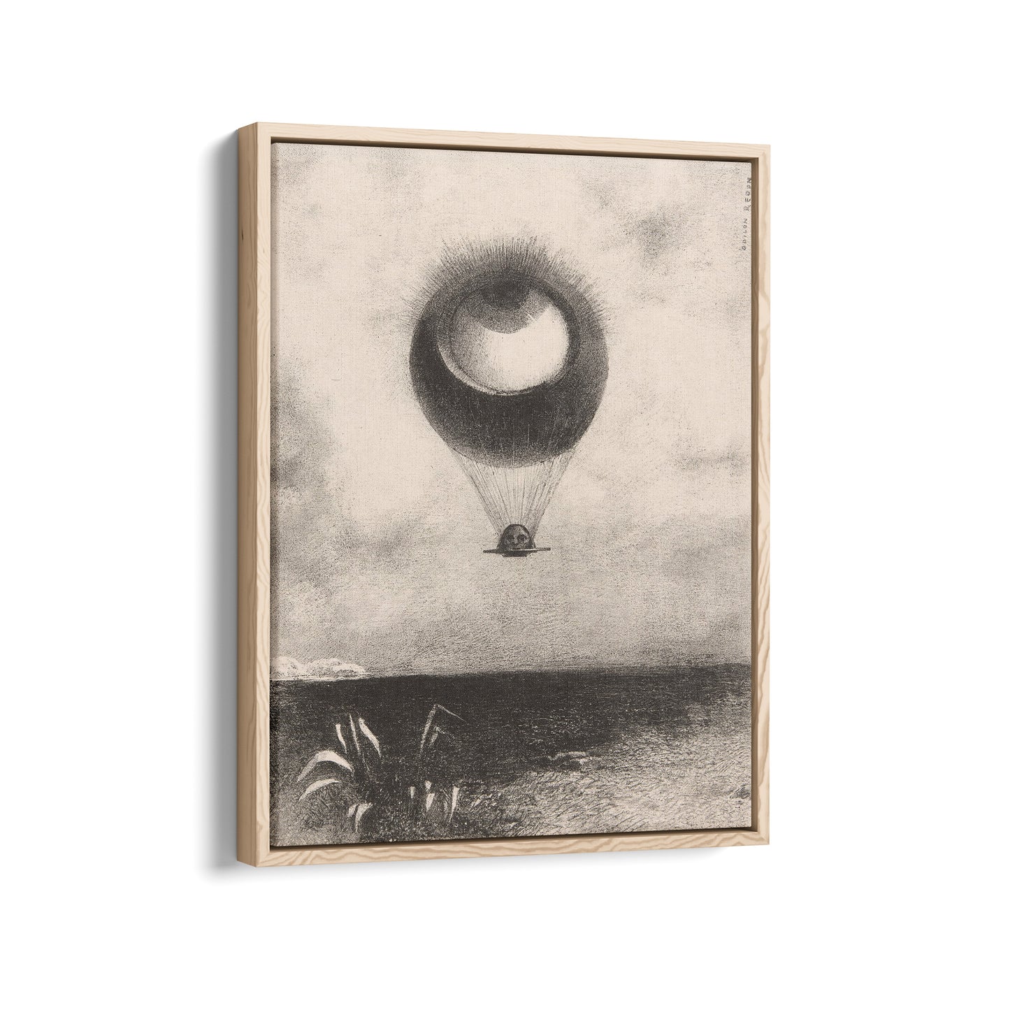 Eye-Balloon | Odilon Redon | 1878