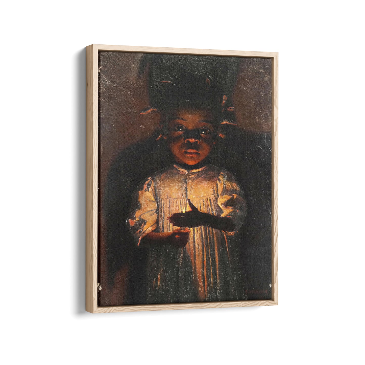 Girl with Candle | Elbridge Ayer Burbank | 1896