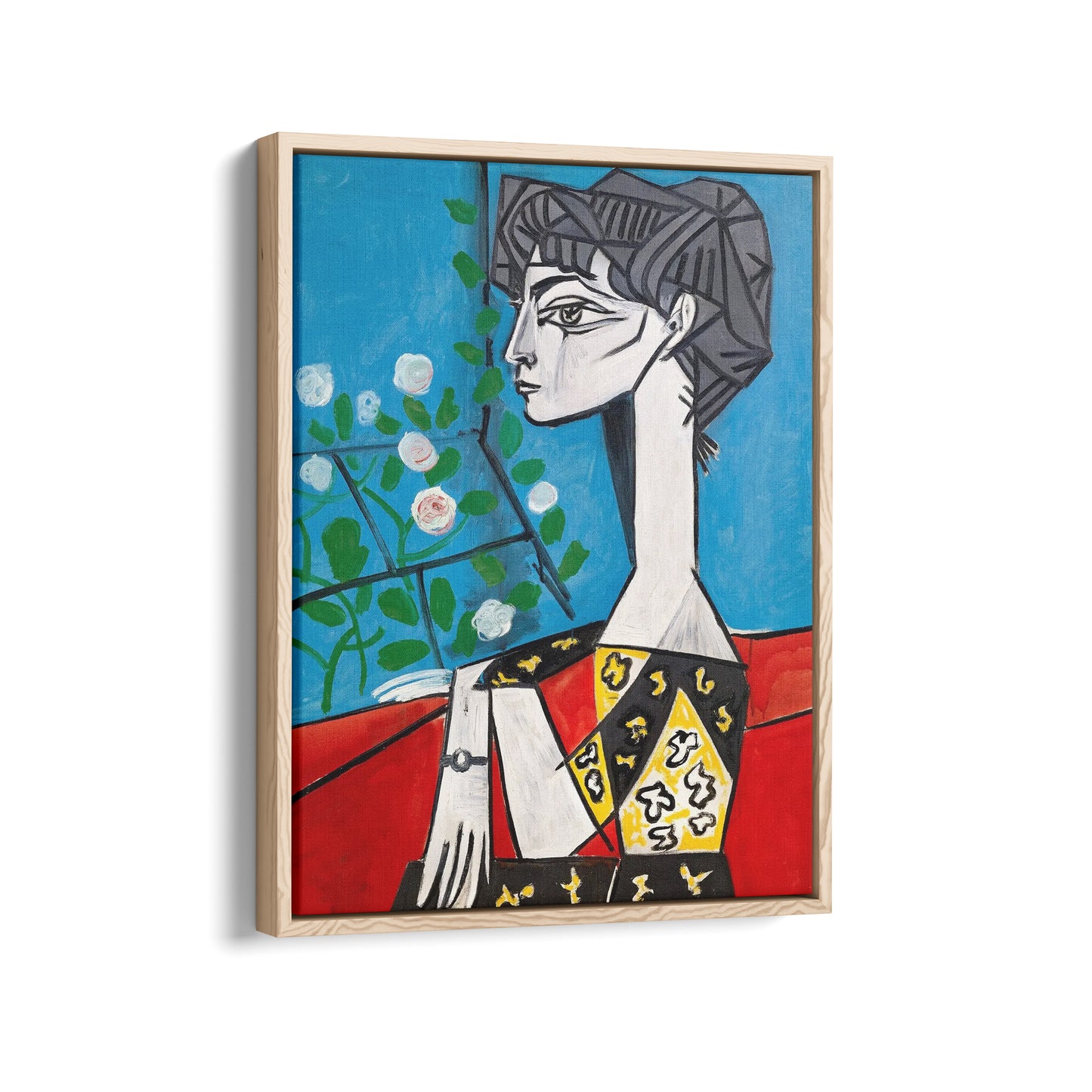 Jacqueline with Flowers | Pablo Picasso | 1954