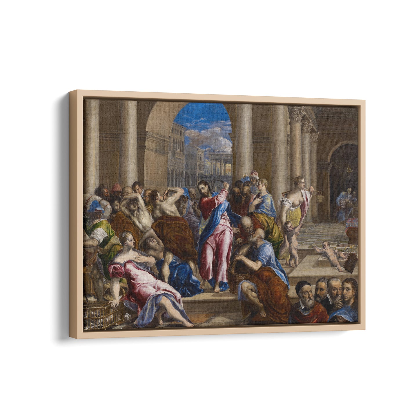 Christ Driving the Money Changers from the Temple (Second Version) | El Greco | 1570