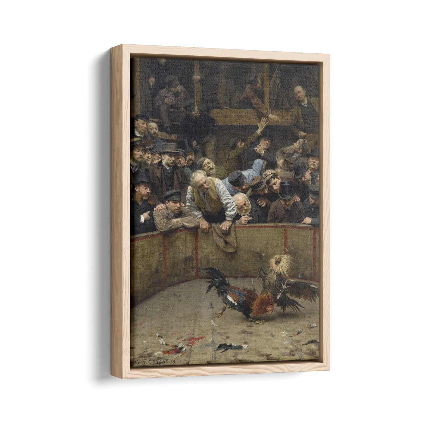 Cockfight in Flanders | Rémy Cogghe | 1889