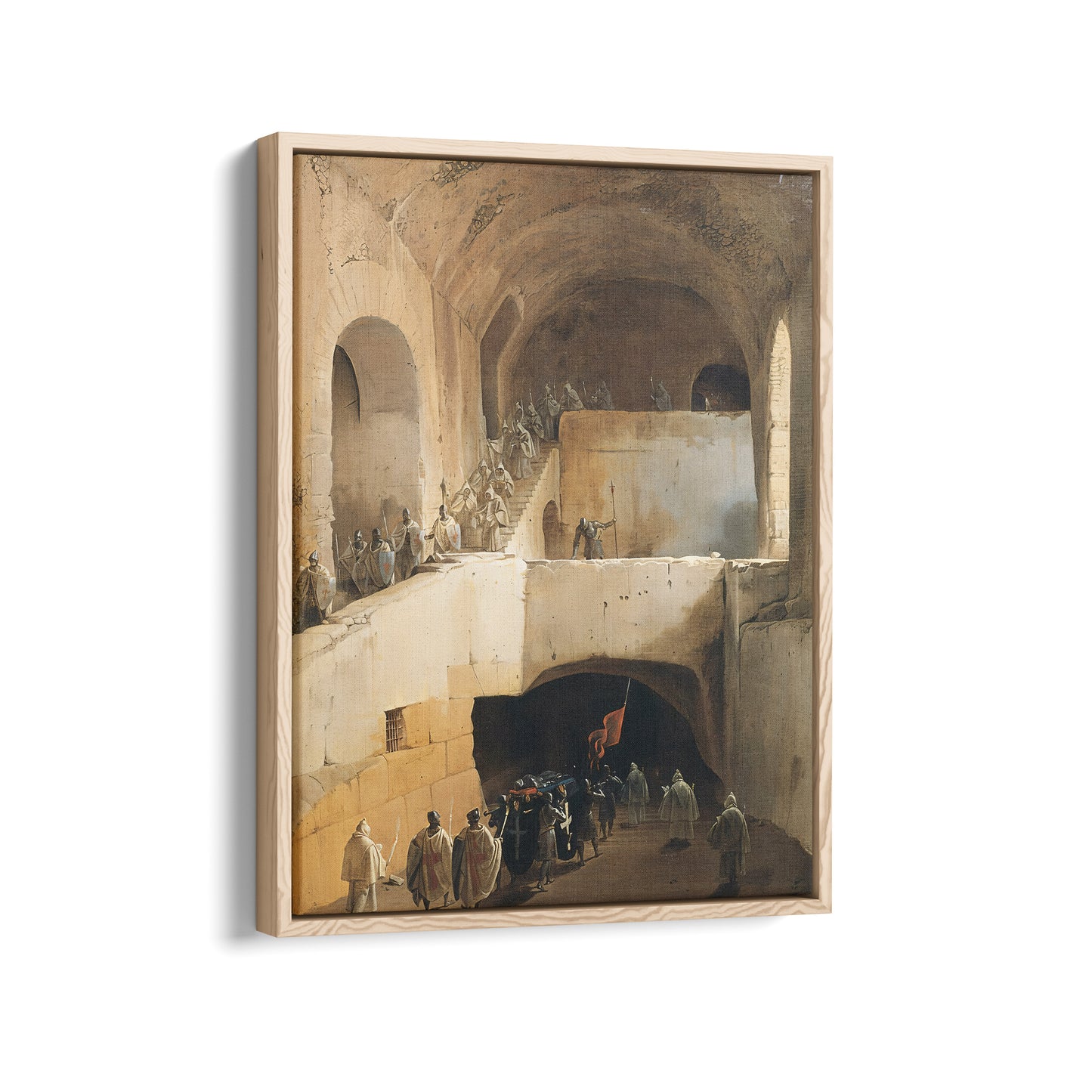Funeral of a Crusader | Franz Ludwig Catel | 19th Century