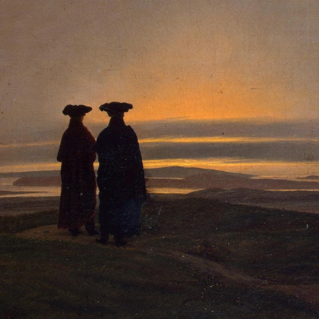 Sunset | Caspar David Friedrich | 1830-35