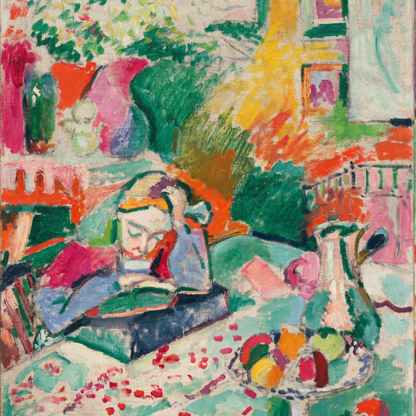 Interior With a Young Girl | Henri Matisse | 1905-1906