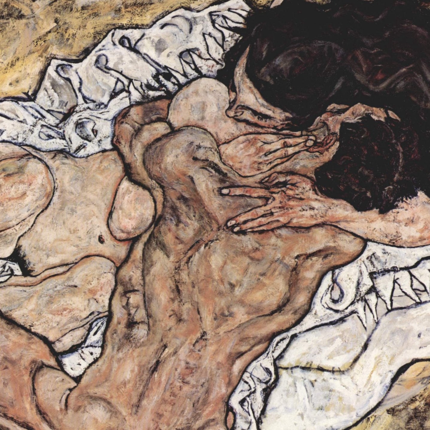 The Embrace | Egon Schiele | 1917