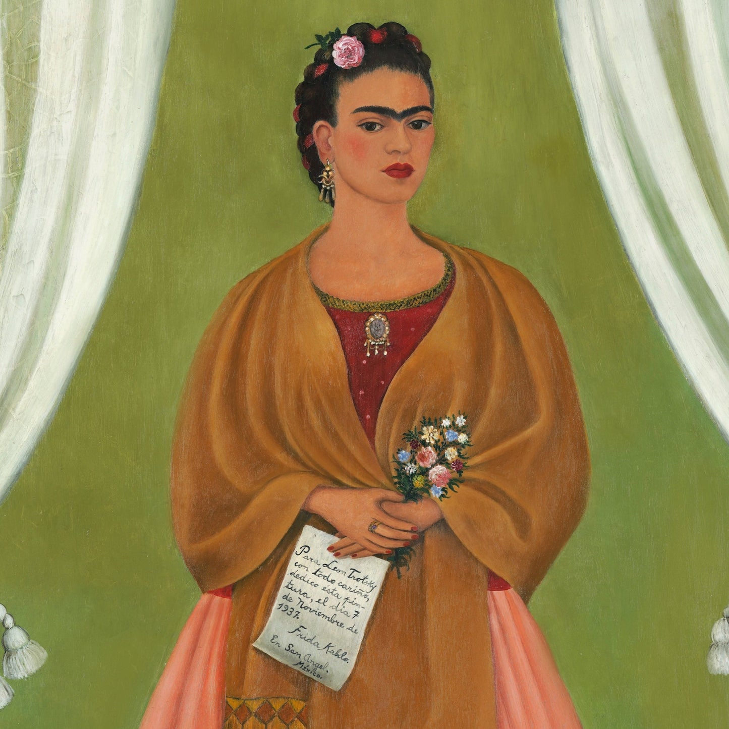 Self-Portrait Dedicated to Leon Trotsky | Frida Kahlo | 1937